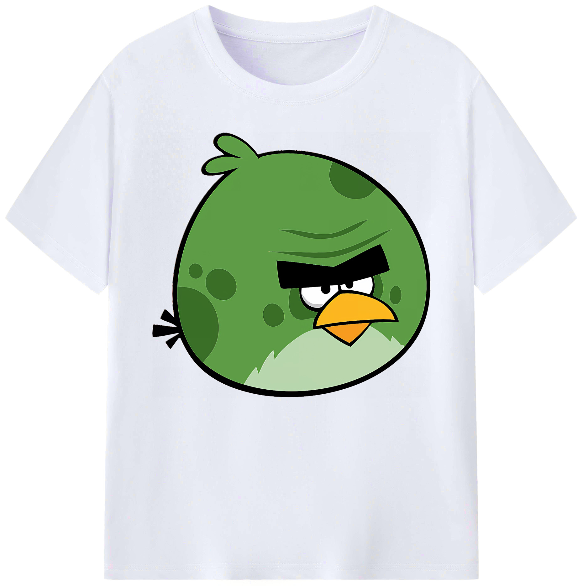 （画像用） Angry Birds アングリーバード 綿100％ メンズ半袖Tシャツ｜肌触りやわらか＆通気性