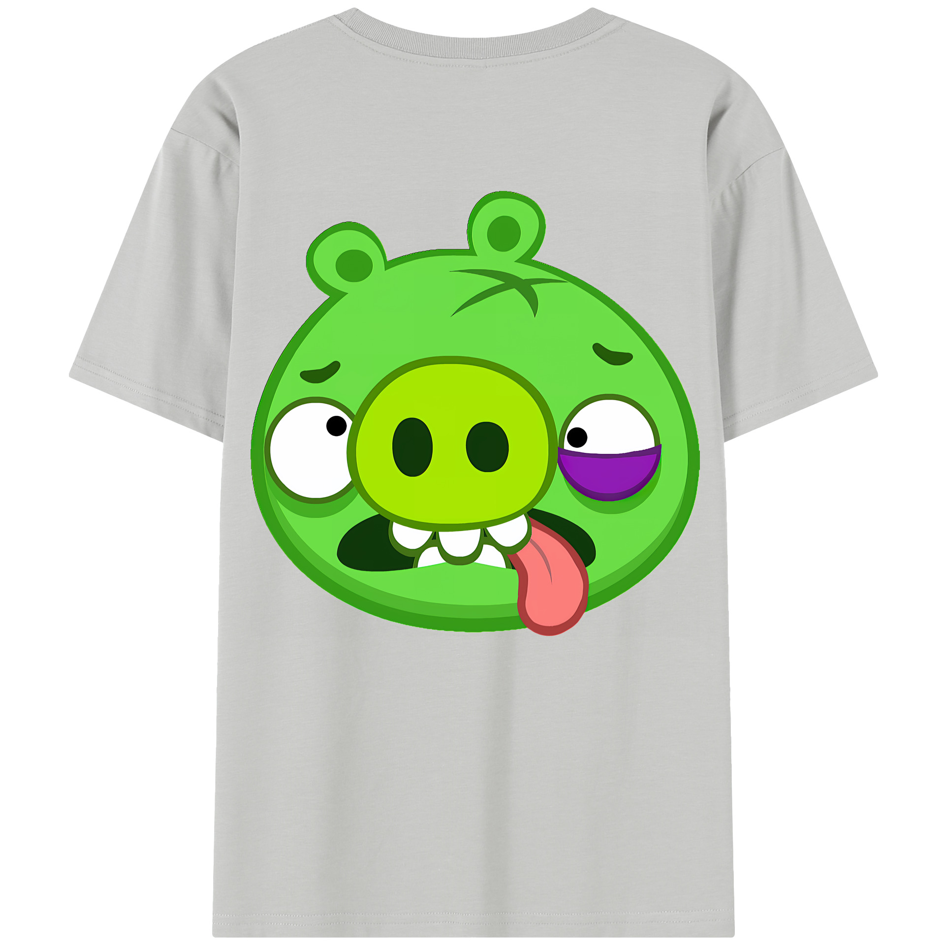 （画像用） Angry Birds アングリーバード レディース半袖Tシャツ(バックプリント)