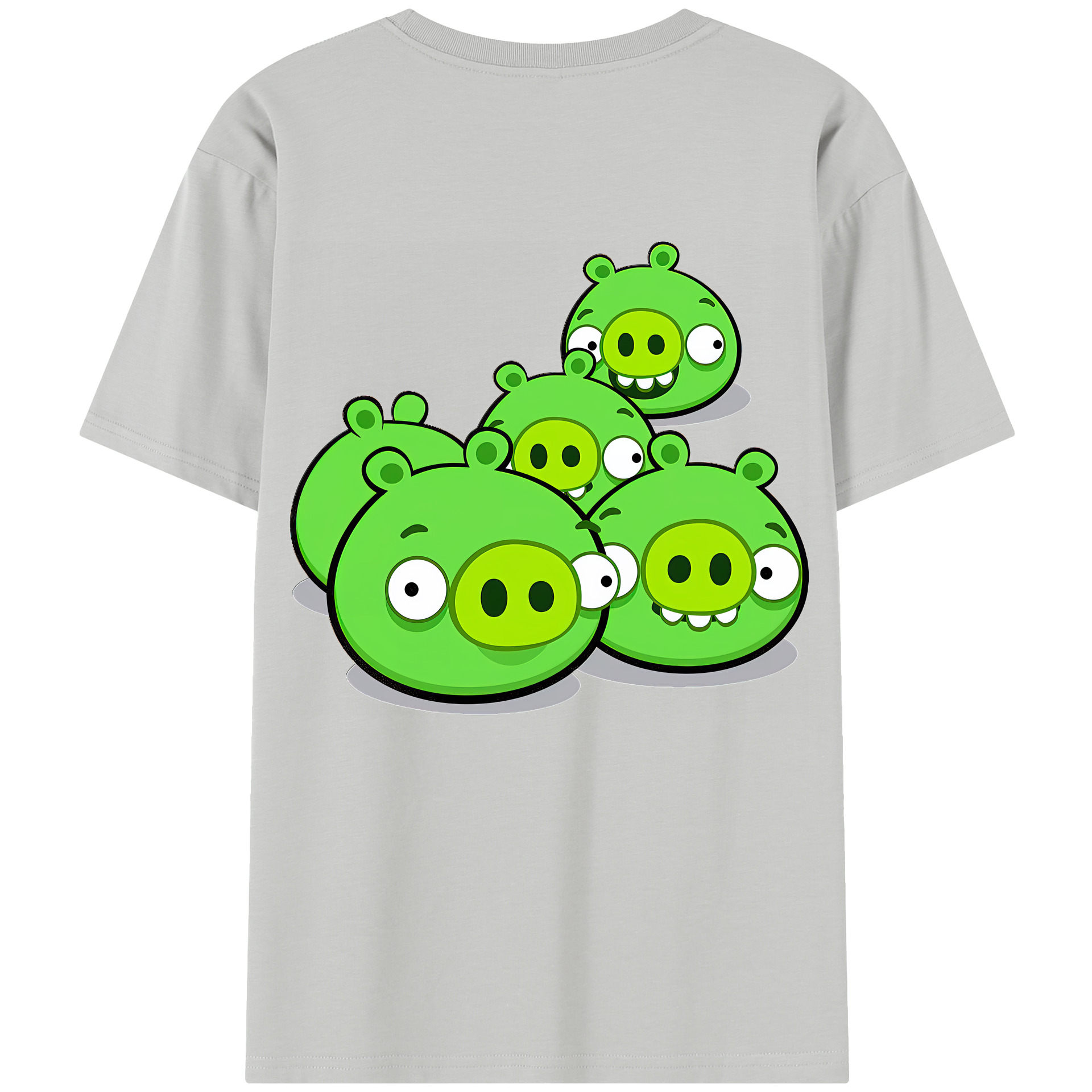（画像用） Angry Birds アングリーバード レディース半袖Tシャツ(バックプリント)