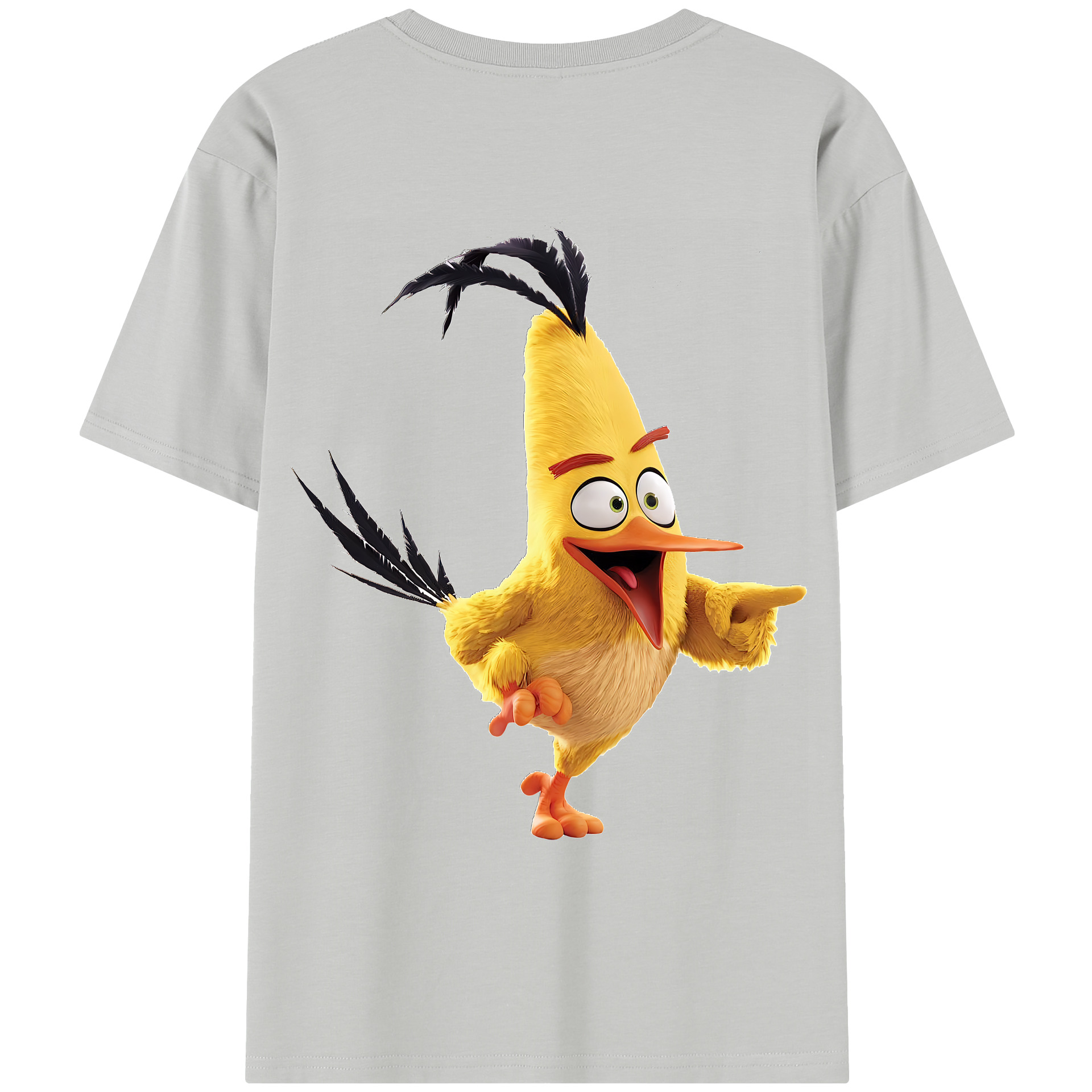 （画像用） Angry Birds アングリーバード レディース半袖Tシャツ(バックプリント)