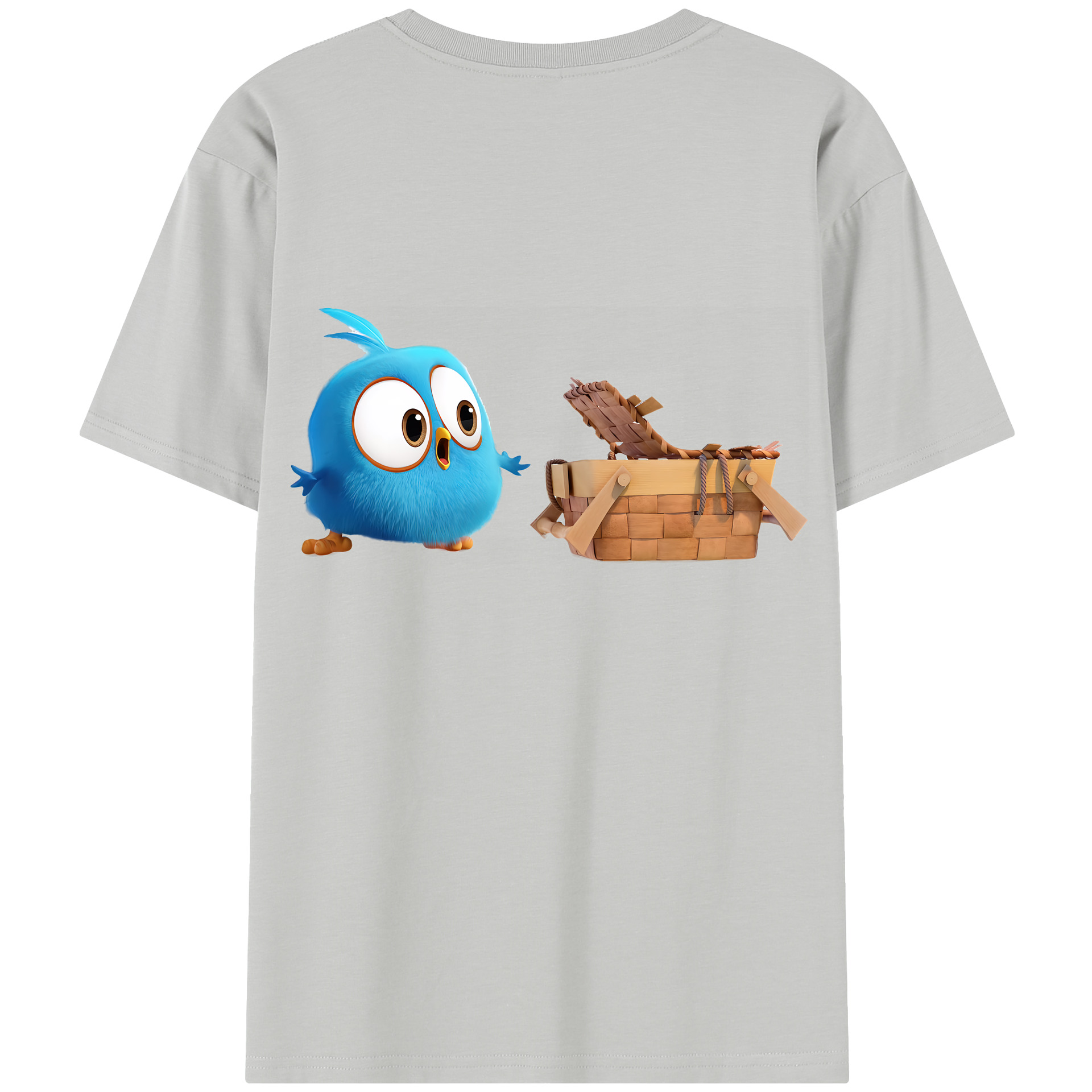（画像用） Angry Birds アングリーバード レディース半袖Tシャツ(バックプリント)