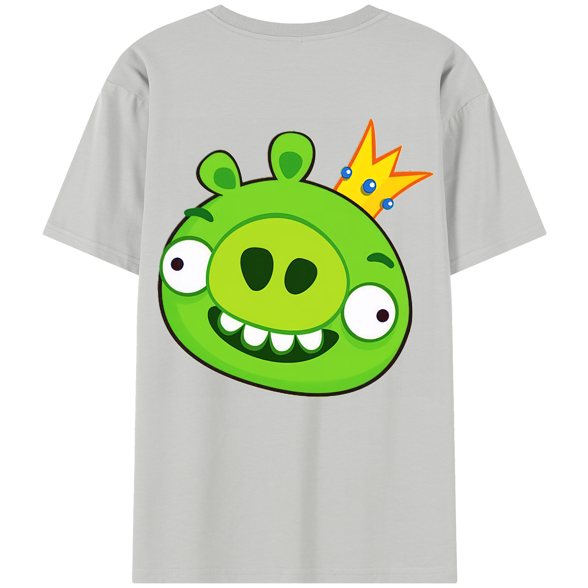 （画像用） Angry Birds アングリーバード レディース半袖Tシャツ(バックプリント)