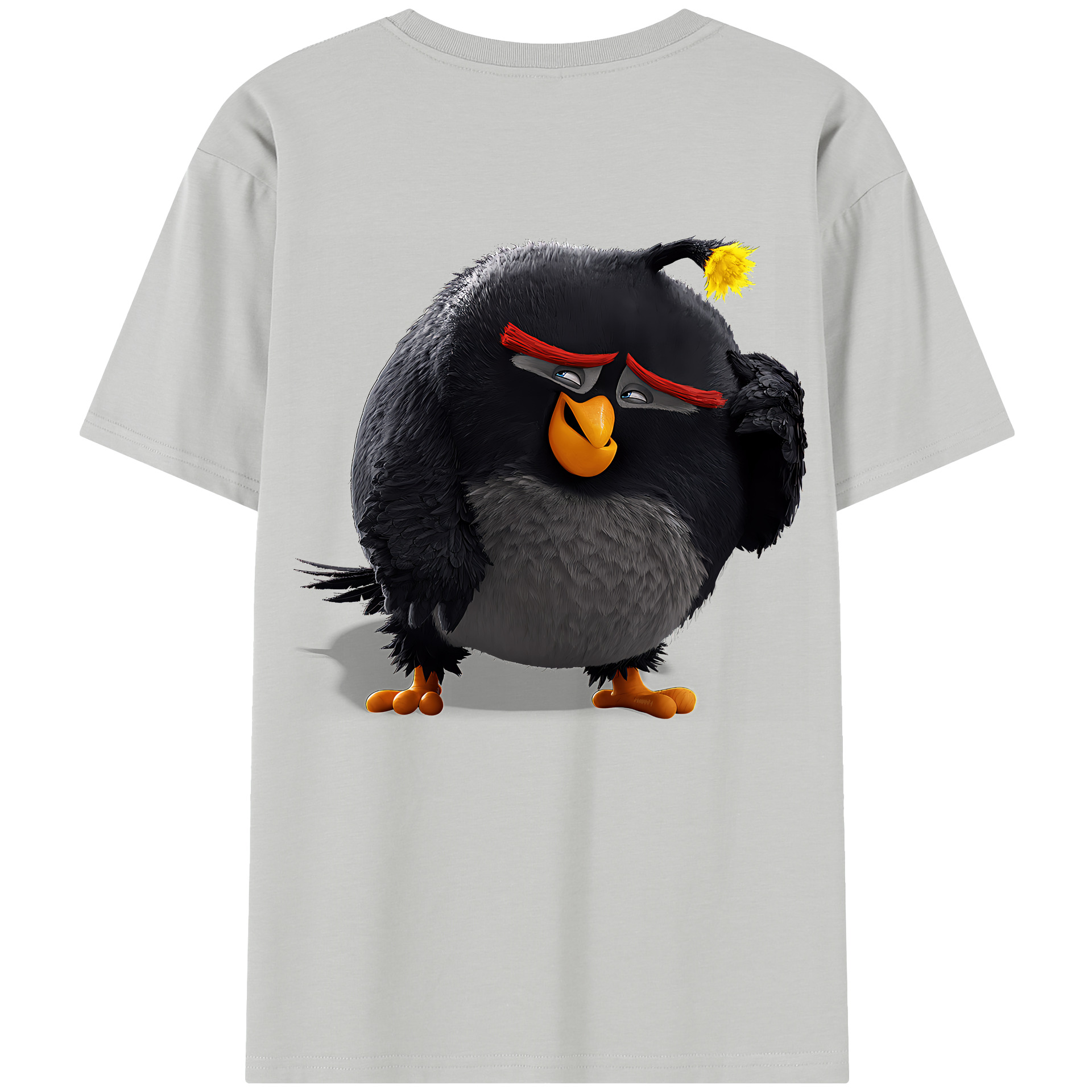 （画像用） Angry Birds アングリーバード レディース半袖Tシャツ(バックプリント)