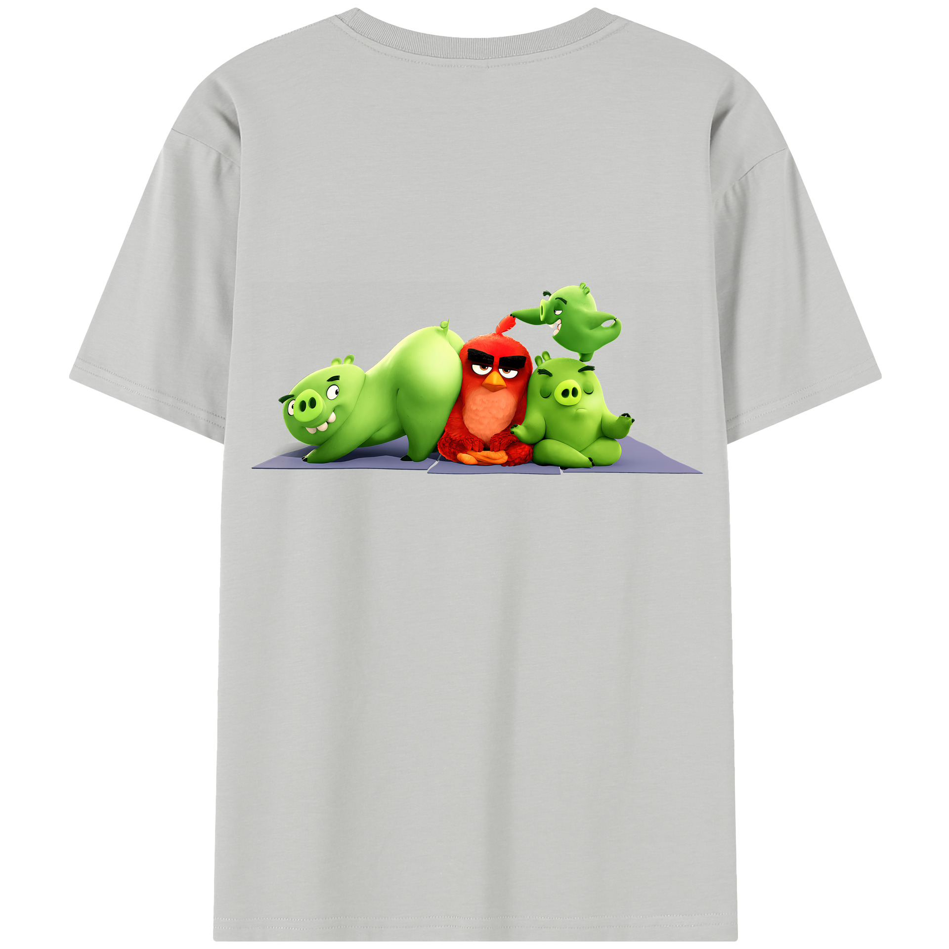 （画像用） Angry Birds アングリーバード レディース半袖Tシャツ(バックプリント)