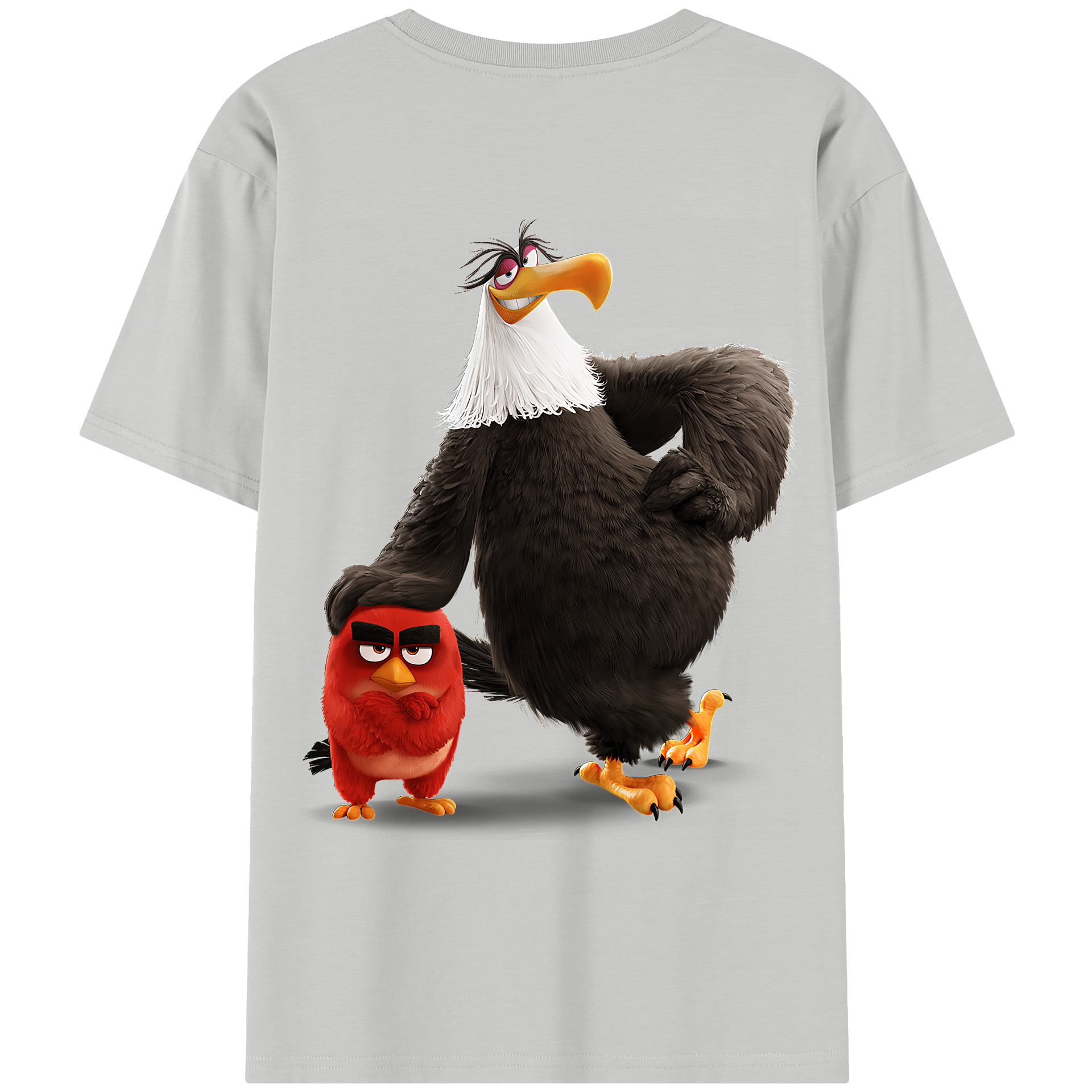 （画像用） Angry Birds アングリーバード レディース半袖Tシャツ(バックプリント)