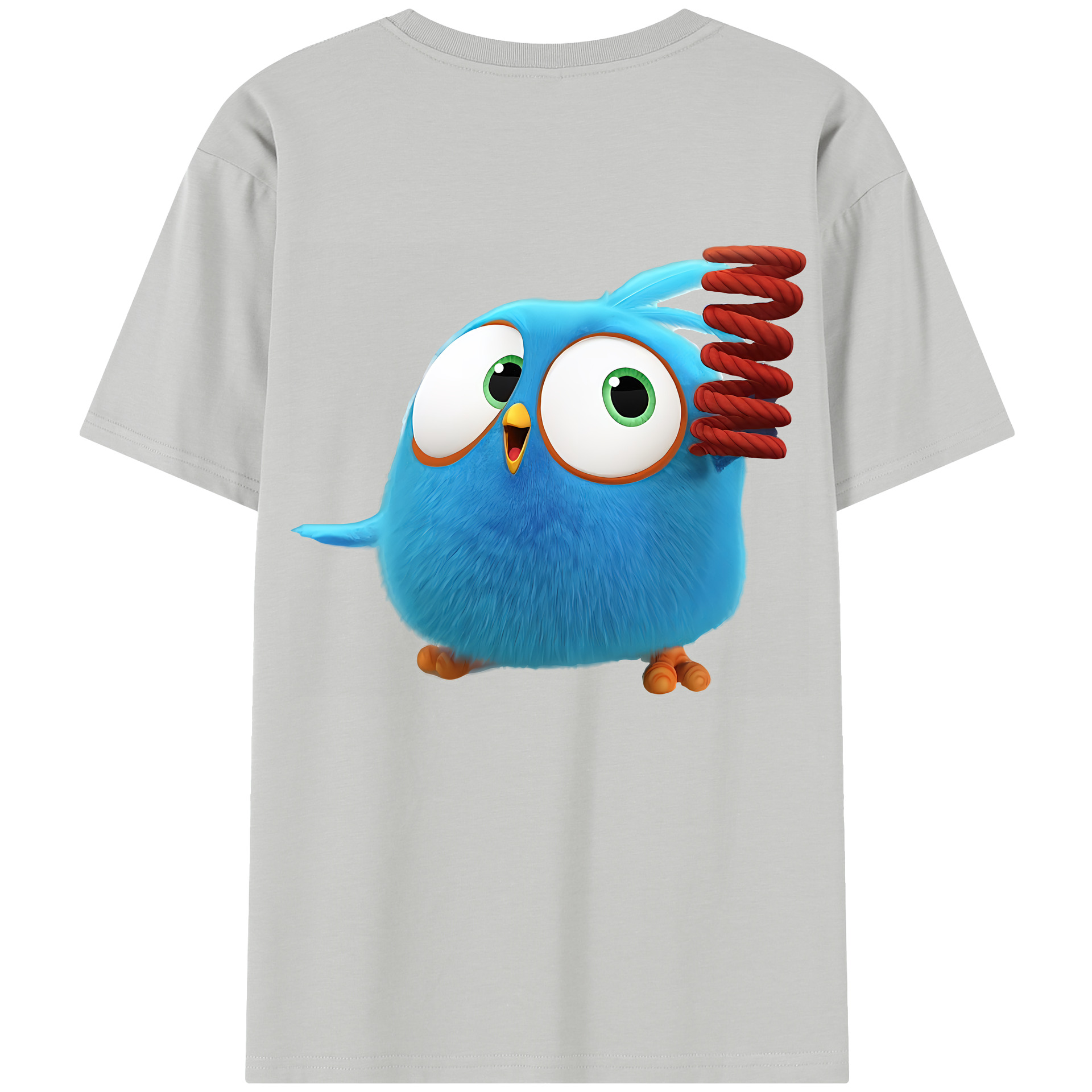 （画像用） Angry Birds アングリーバード レディース半袖Tシャツ(バックプリント)
