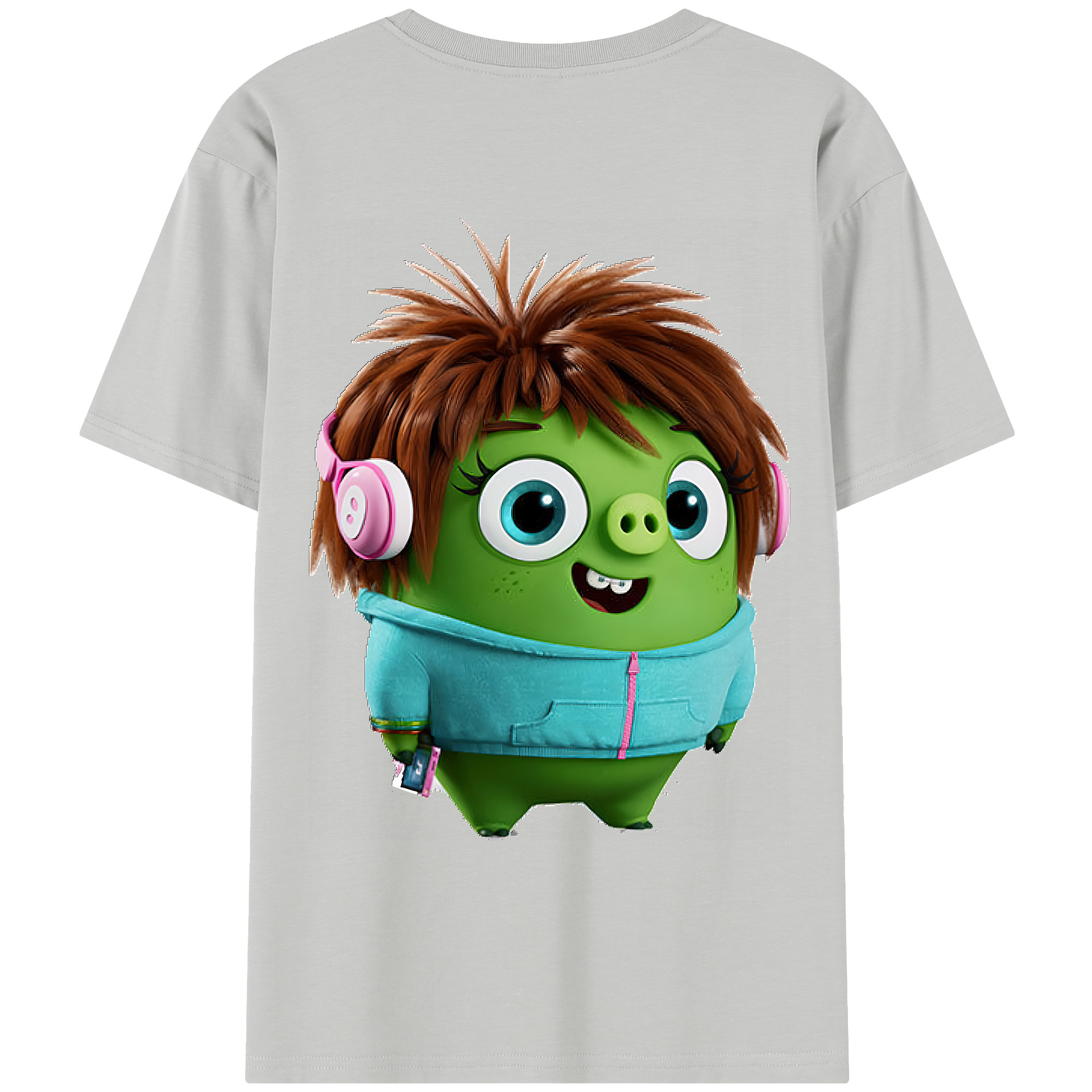 （画像用） Angry Birds アングリーバード レディース半袖Tシャツ(バックプリント)