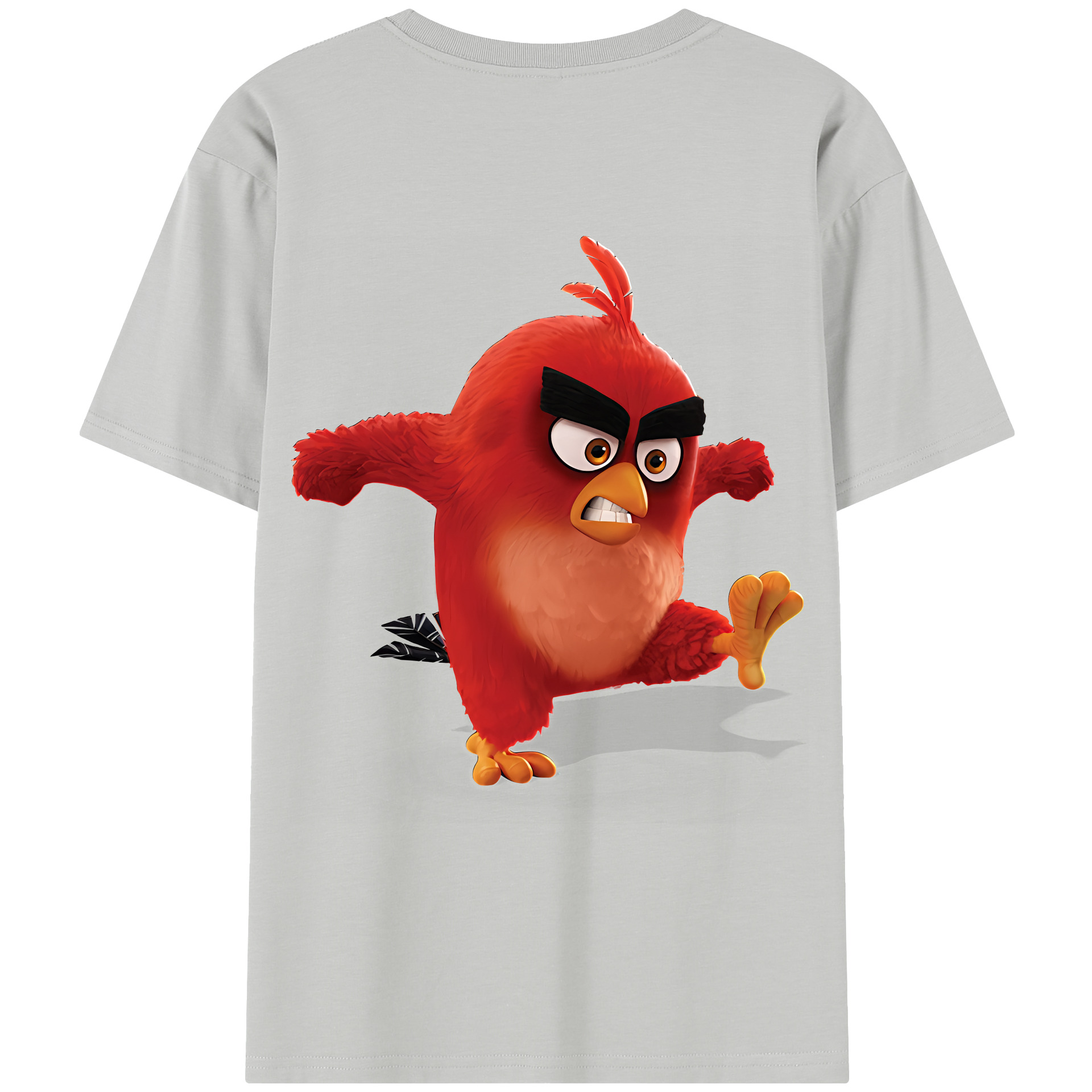 （画像用） Angry Birds アングリーバード レディース半袖Tシャツ(バックプリント)