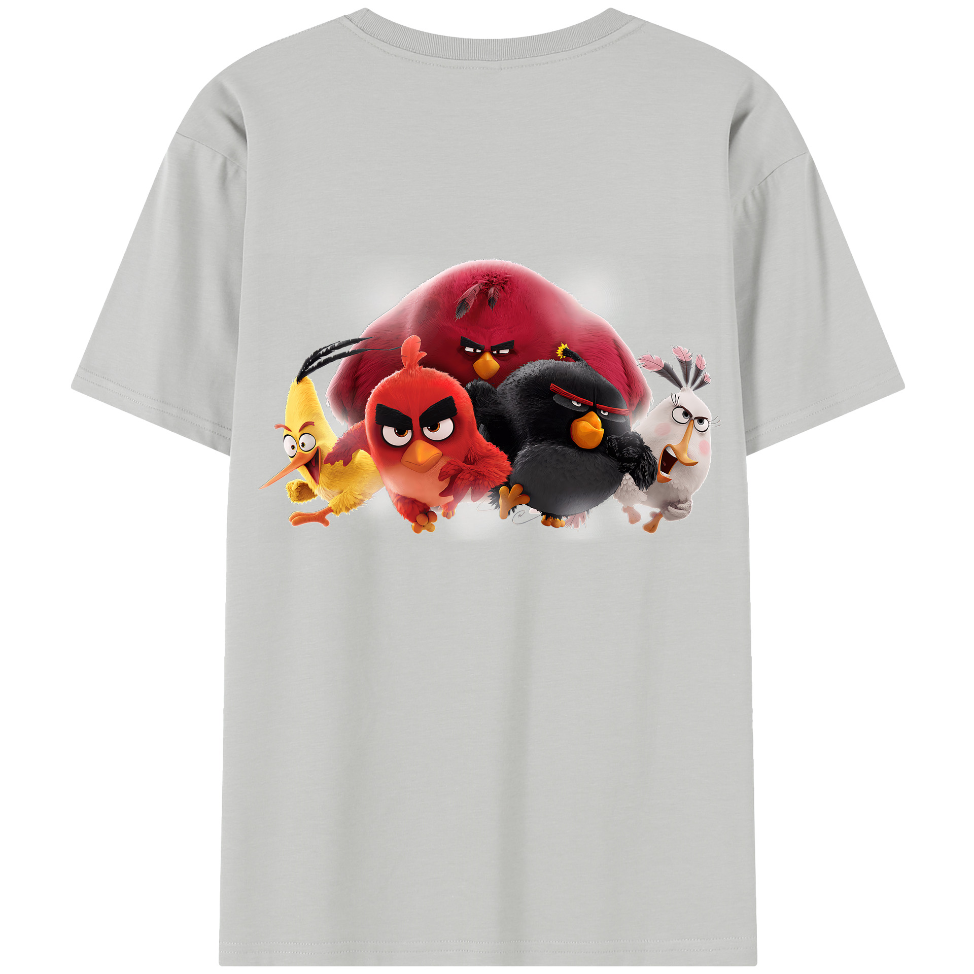 （画像用） Angry Birds アングリーバード レディース半袖Tシャツ(バックプリント)