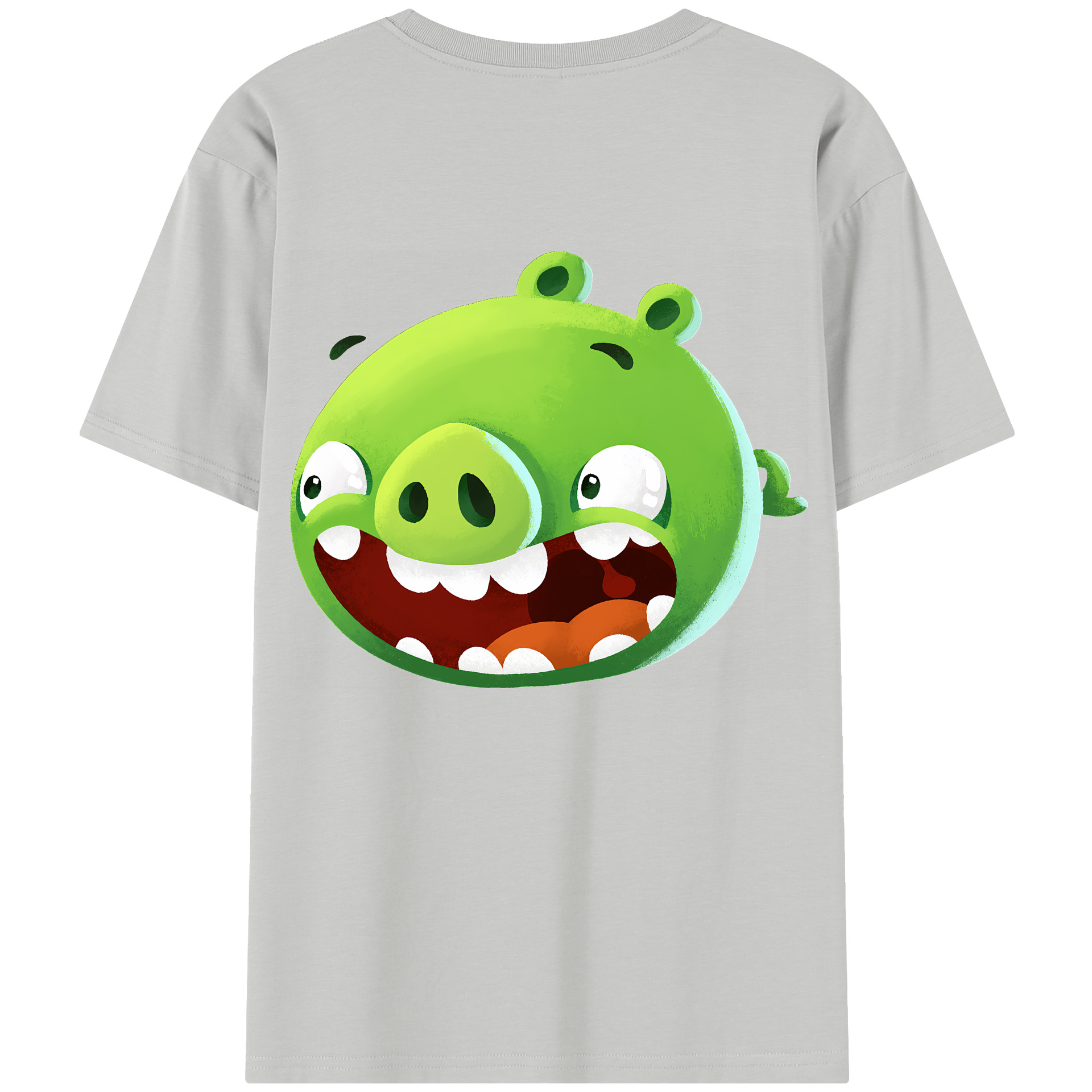 （画像用） Angry Birds アングリーバード レディース半袖Tシャツ(バックプリント)