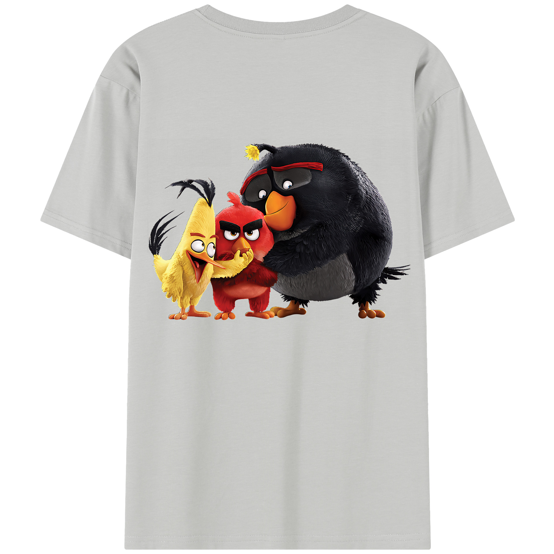 （画像用） Angry Birds アングリーバード レディース半袖Tシャツ(バックプリント)