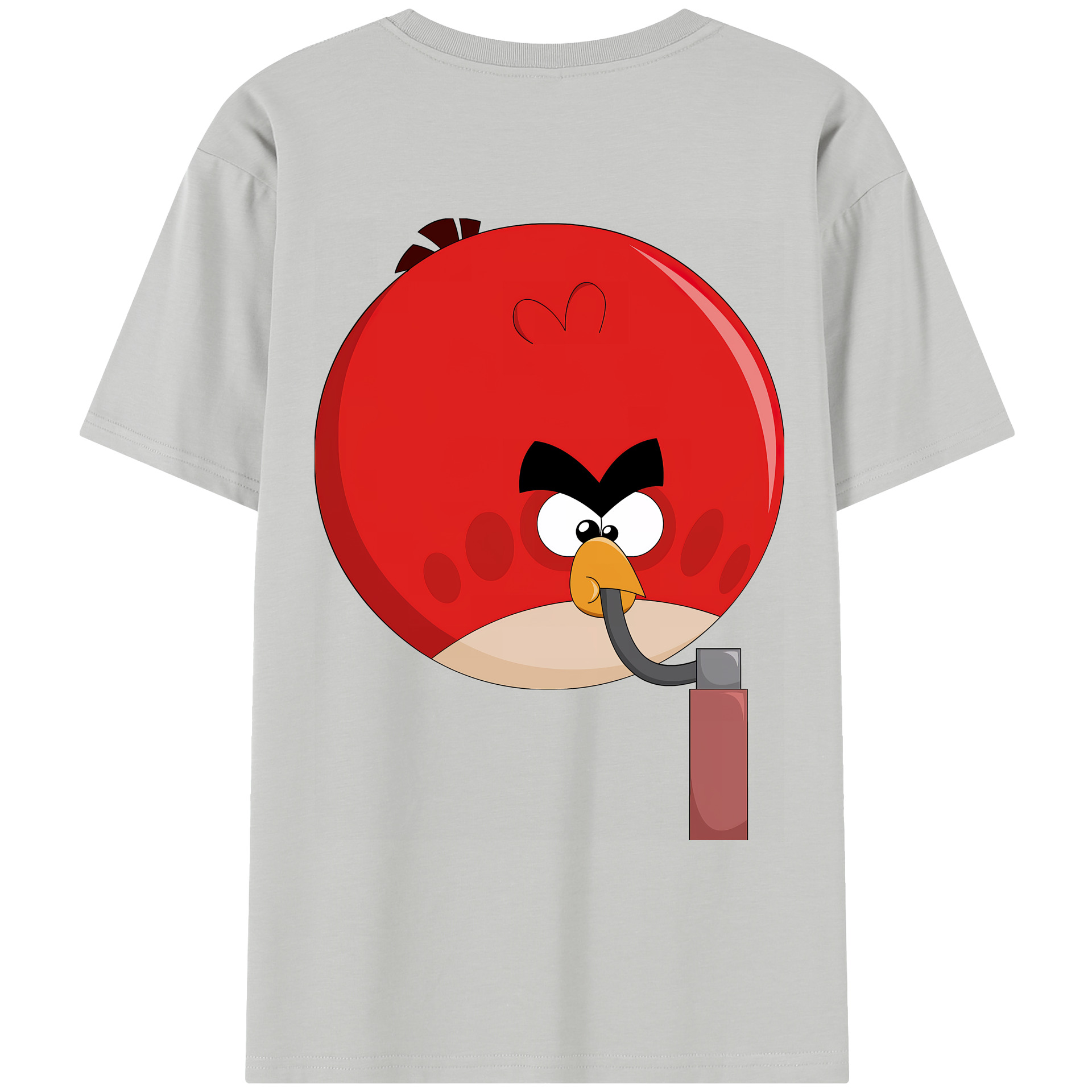 （画像用） Angry Birds アングリーバード レディース半袖Tシャツ(バックプリント)