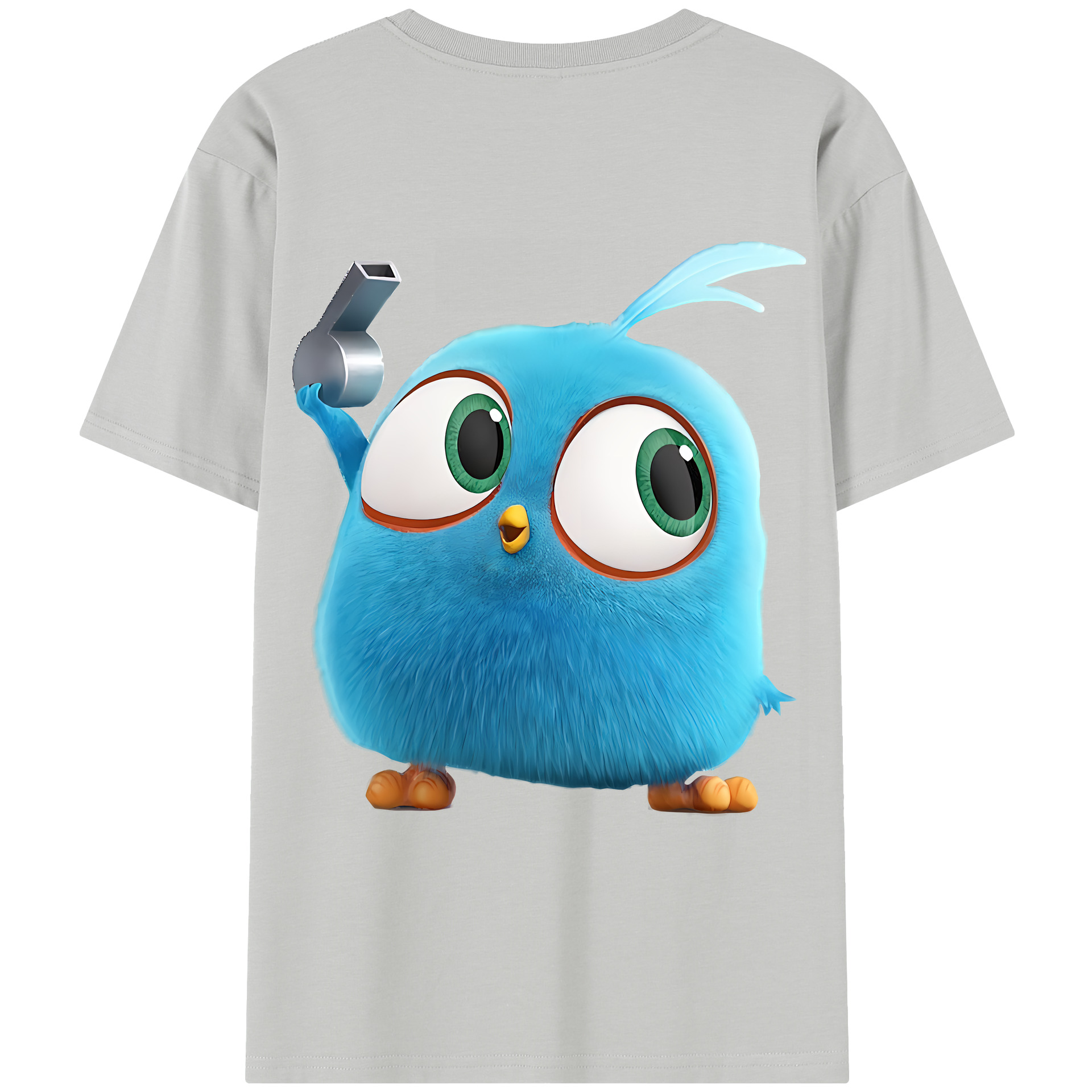 （画像用） Angry Birds アングリーバード レディース半袖Tシャツ(バックプリント)