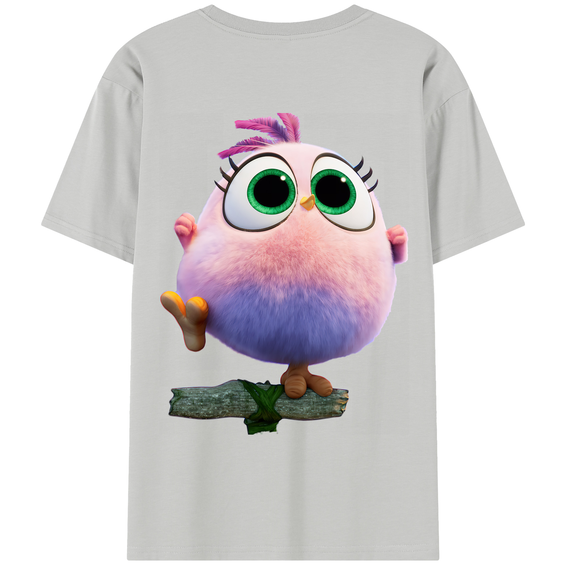 （画像用） Angry Birds アングリーバード レディース半袖Tシャツ(バックプリント)
