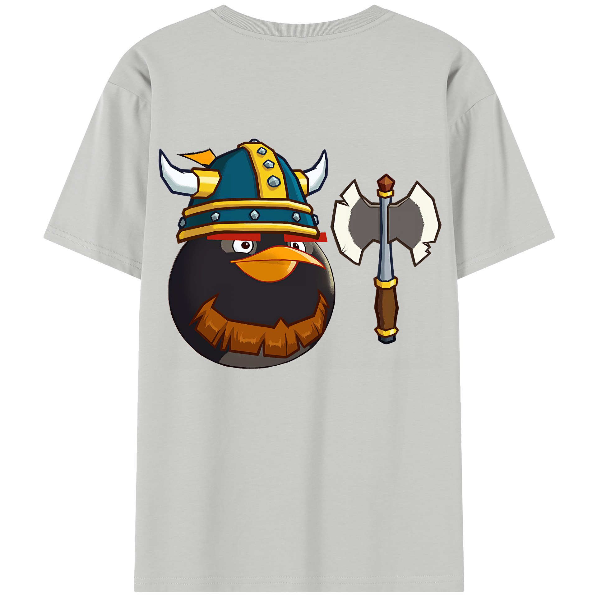 （画像用） Angry Birds アングリーバード レディース半袖Tシャツ(バックプリント)