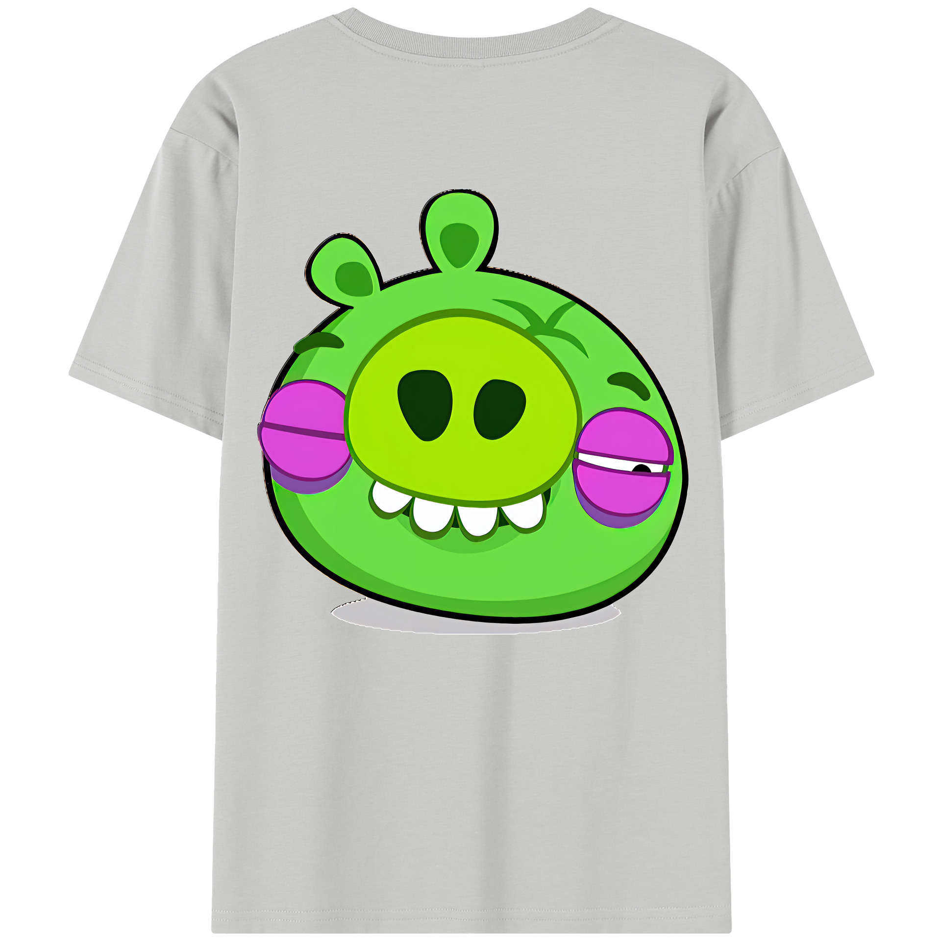（画像用） Angry Birds アングリーバード レディース半袖Tシャツ(バックプリント)