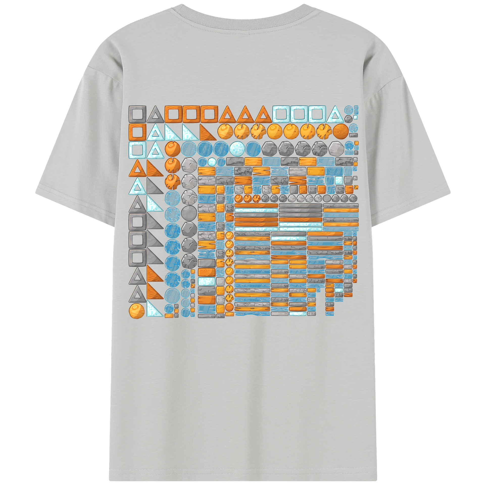 （画像用） Angry Birds アングリーバード レディース半袖Tシャツ(バックプリント)