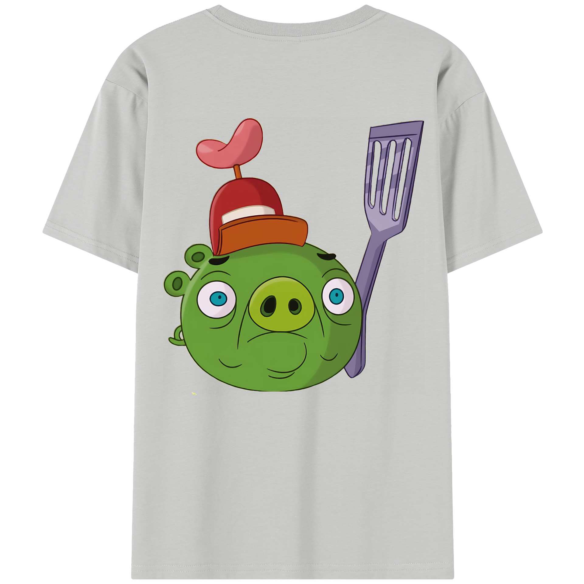 （画像用） Angry Birds アングリーバード レディース半袖Tシャツ(バックプリント)