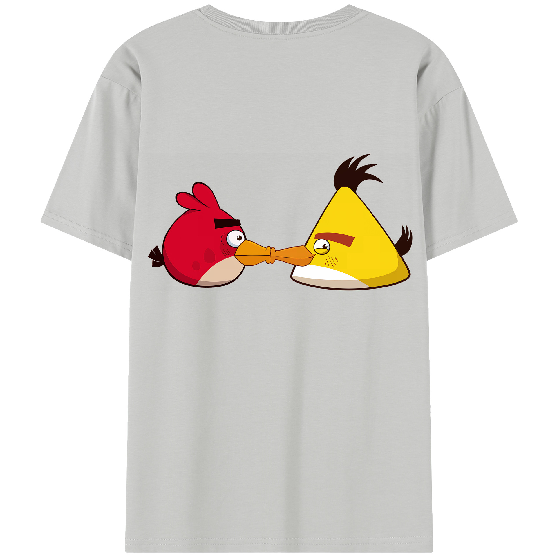 （画像用） Angry Birds アングリーバード レディース半袖Tシャツ(バックプリント)