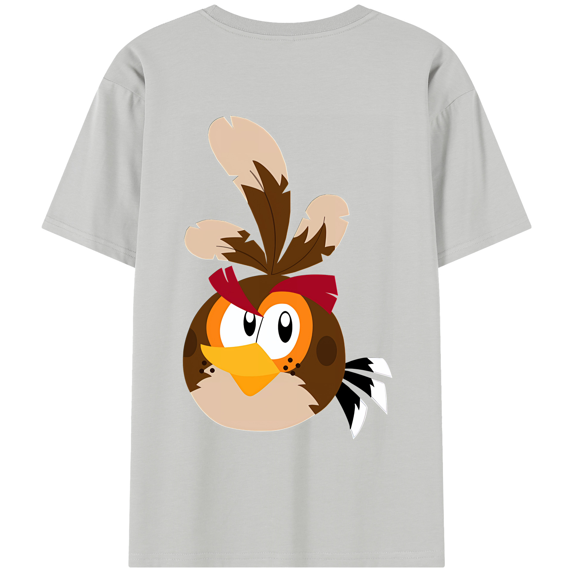 （画像用） Angry Birds アングリーバード レディース半袖Tシャツ(バックプリント)