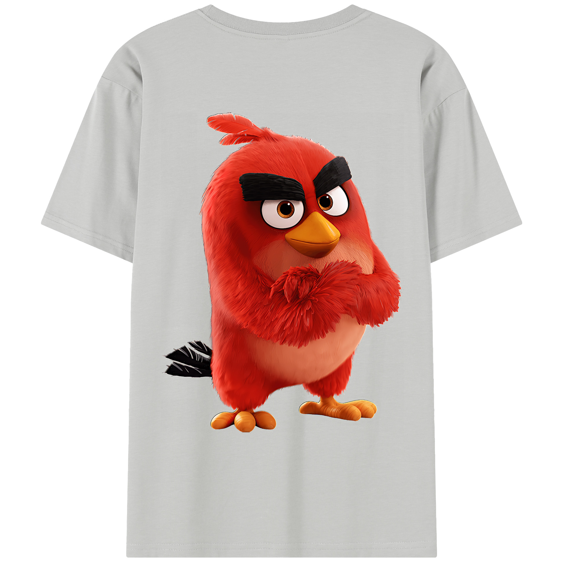 （画像用） Angry Birds アングリーバード レディース半袖Tシャツ(バックプリント)
