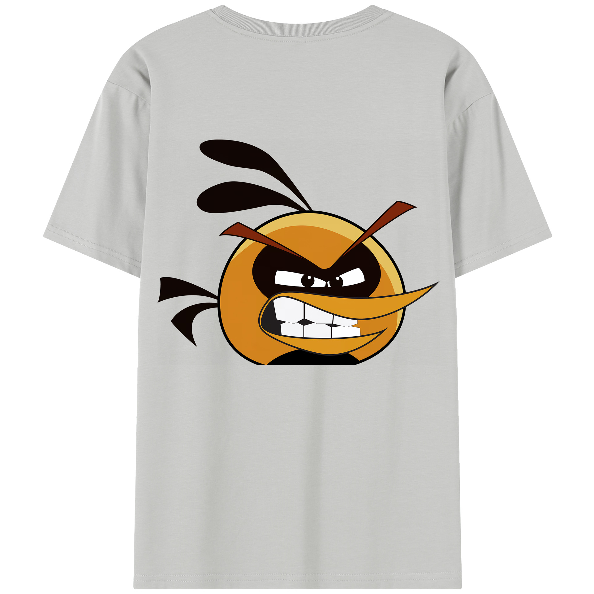 （画像用） Angry Birds アングリーバード レディース半袖Tシャツ(バックプリント)