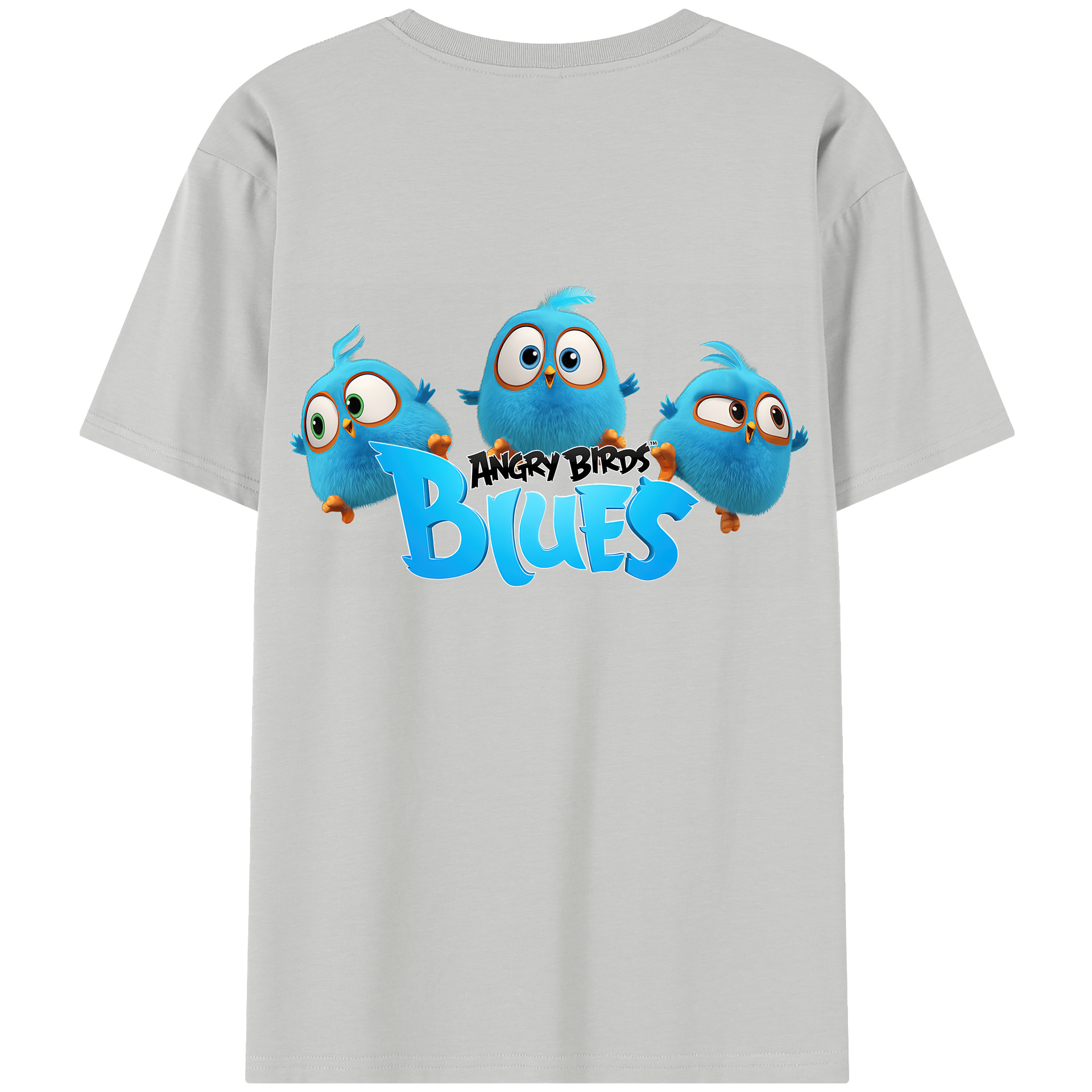 （画像用） Angry Birds アングリーバード レディース半袖Tシャツ(バックプリント)