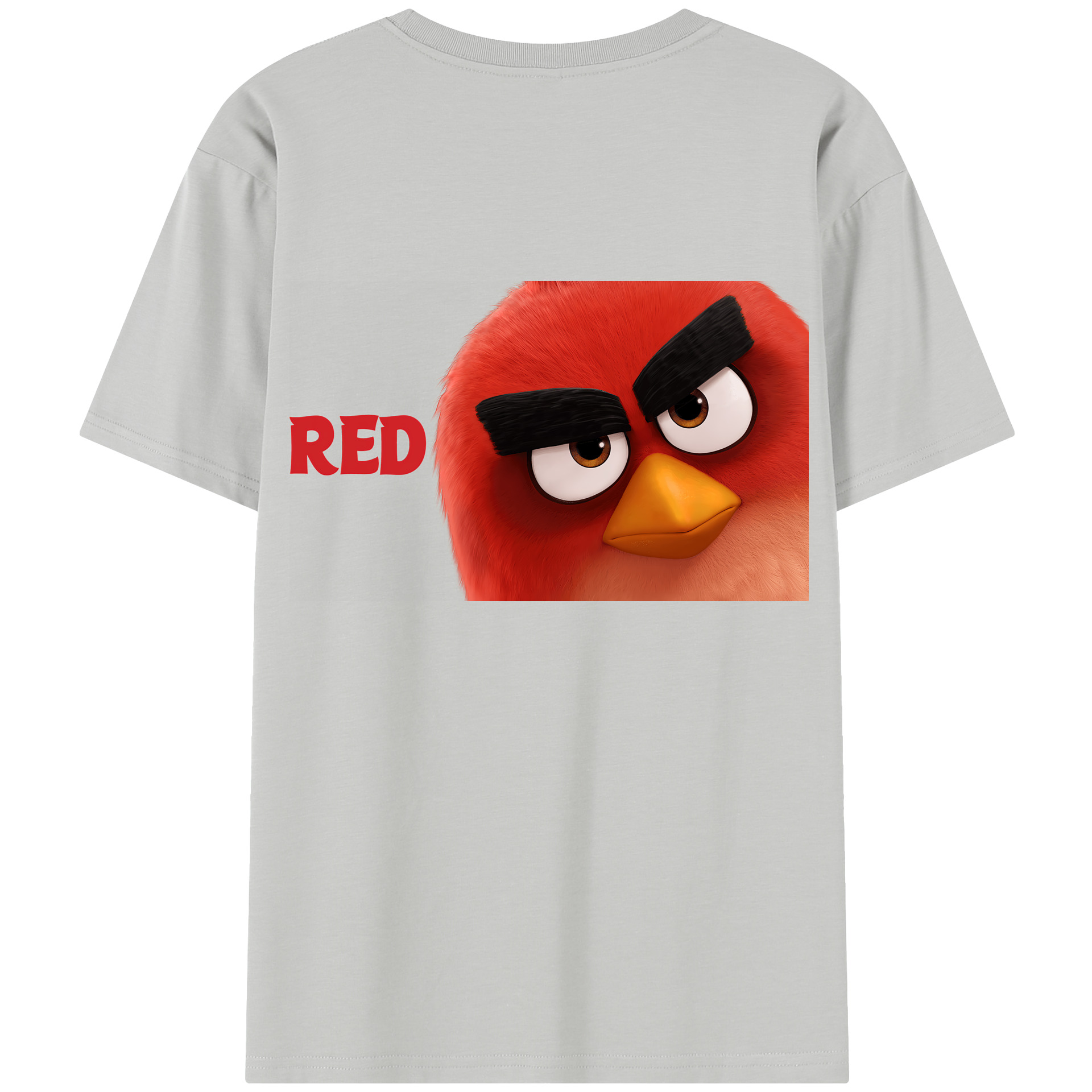 （画像用） Angry Birds アングリーバード レディース半袖Tシャツ(バックプリント)