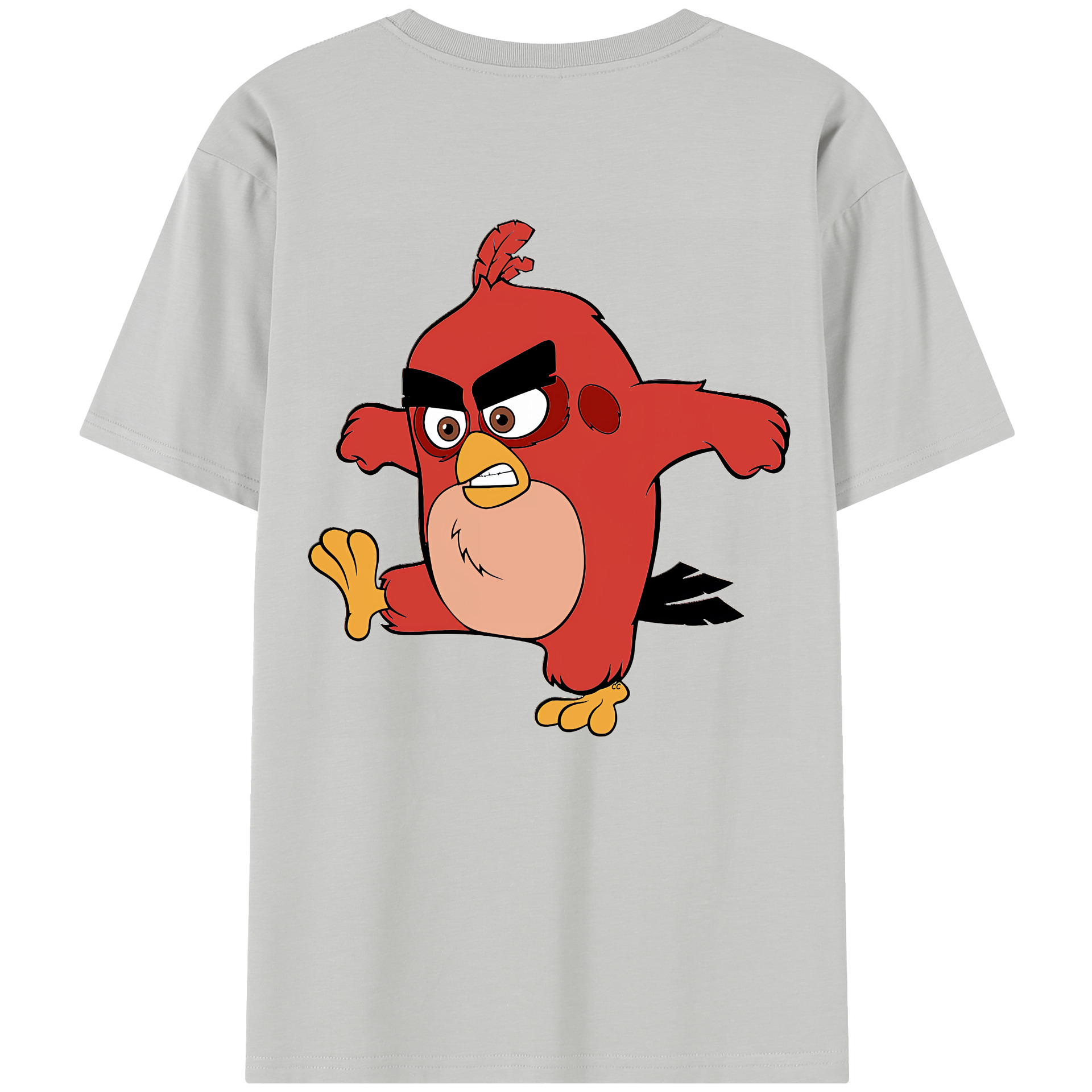 （画像用） Angry Birds アングリーバード レディース半袖Tシャツ(バックプリント)