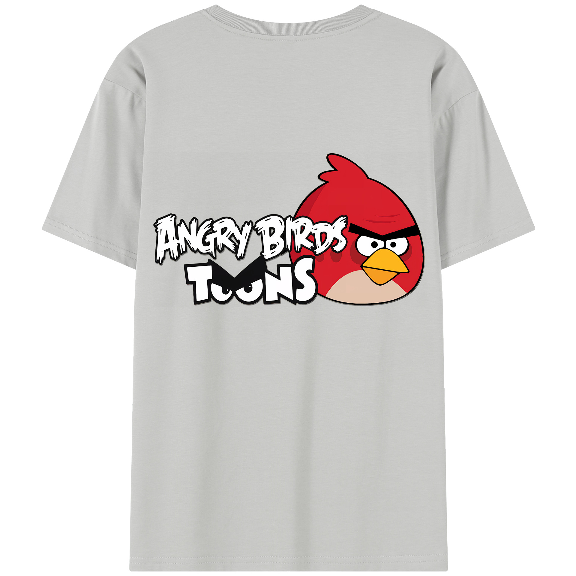 （画像用） Angry Birds アングリーバード レディース半袖Tシャツ(バックプリント)