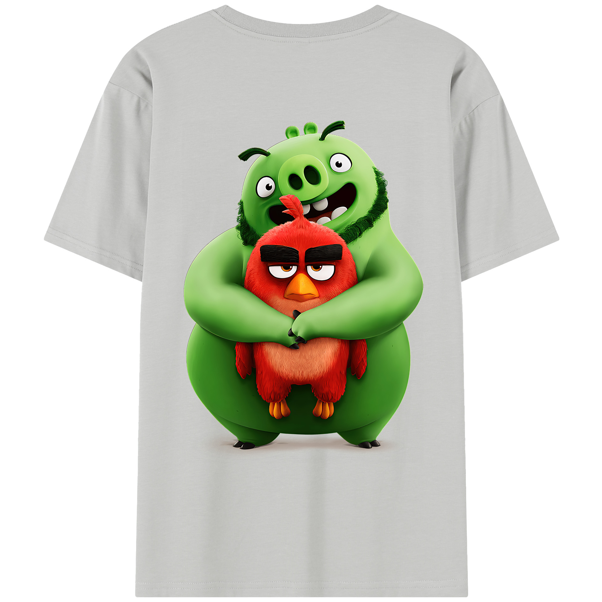 （画像用） Angry Birds アングリーバード レディース半袖Tシャツ(バックプリント)