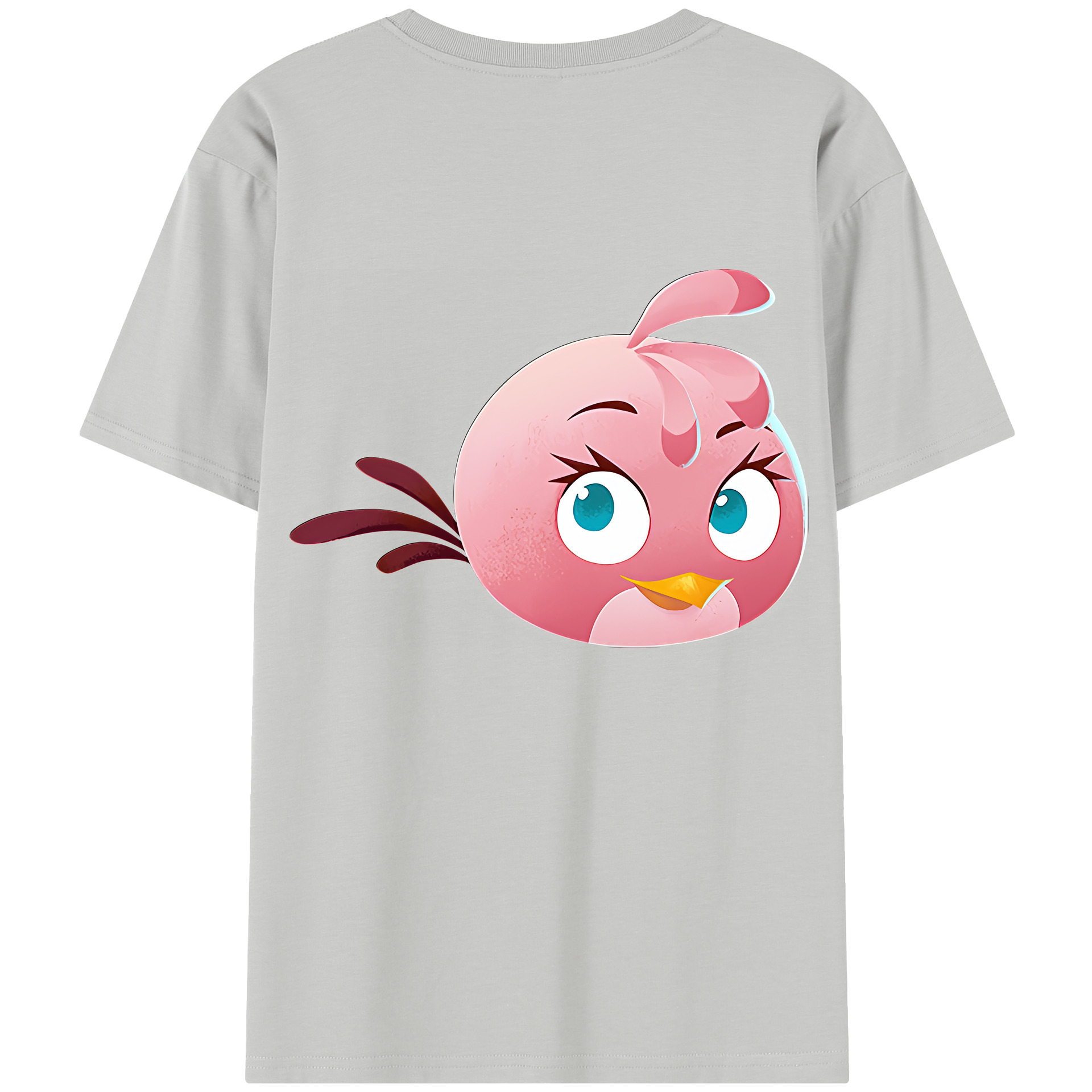 （画像用） Angry Birds アングリーバード レディース半袖Tシャツ(バックプリント)