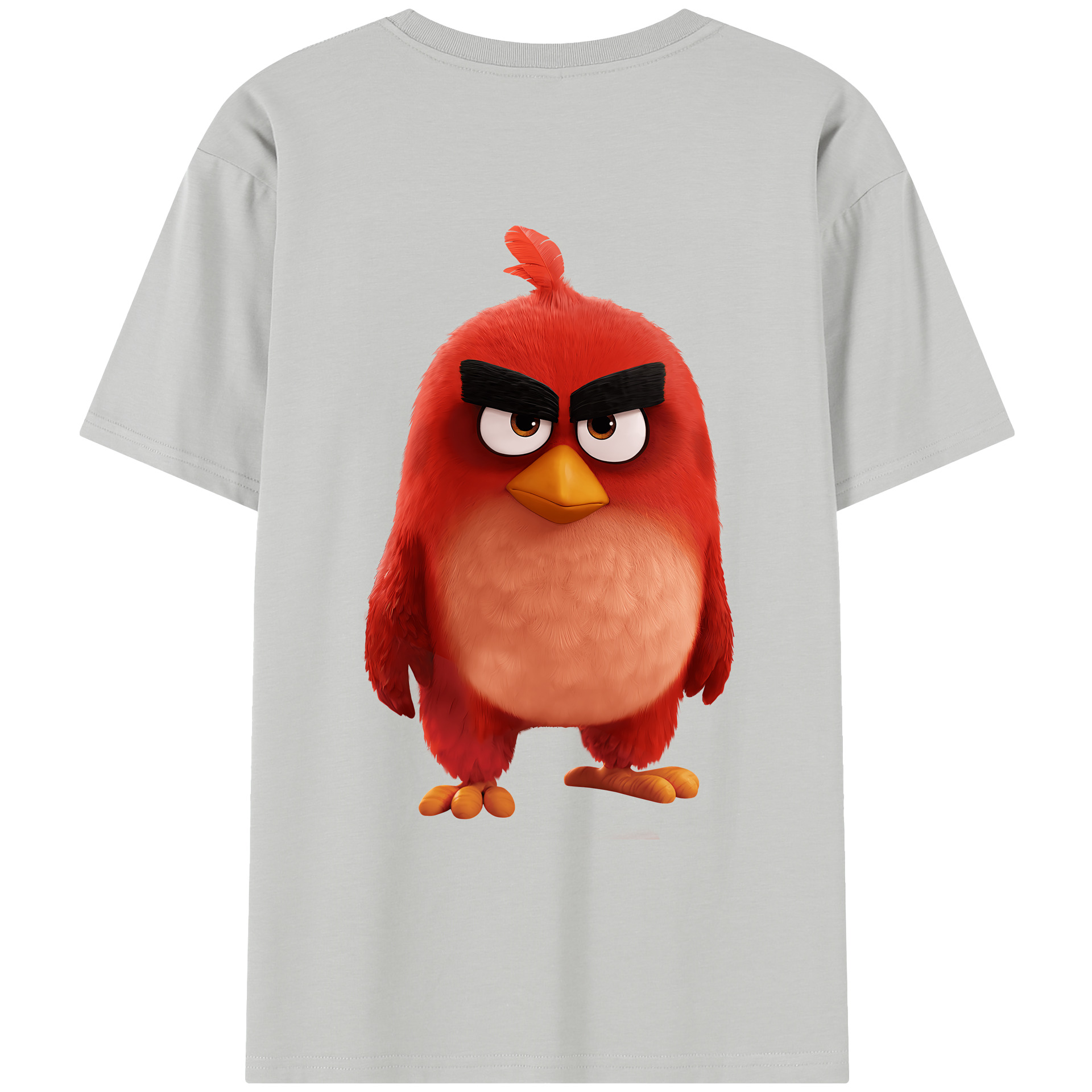 （画像用） Angry Birds アングリーバード レディース半袖Tシャツ(バックプリント)