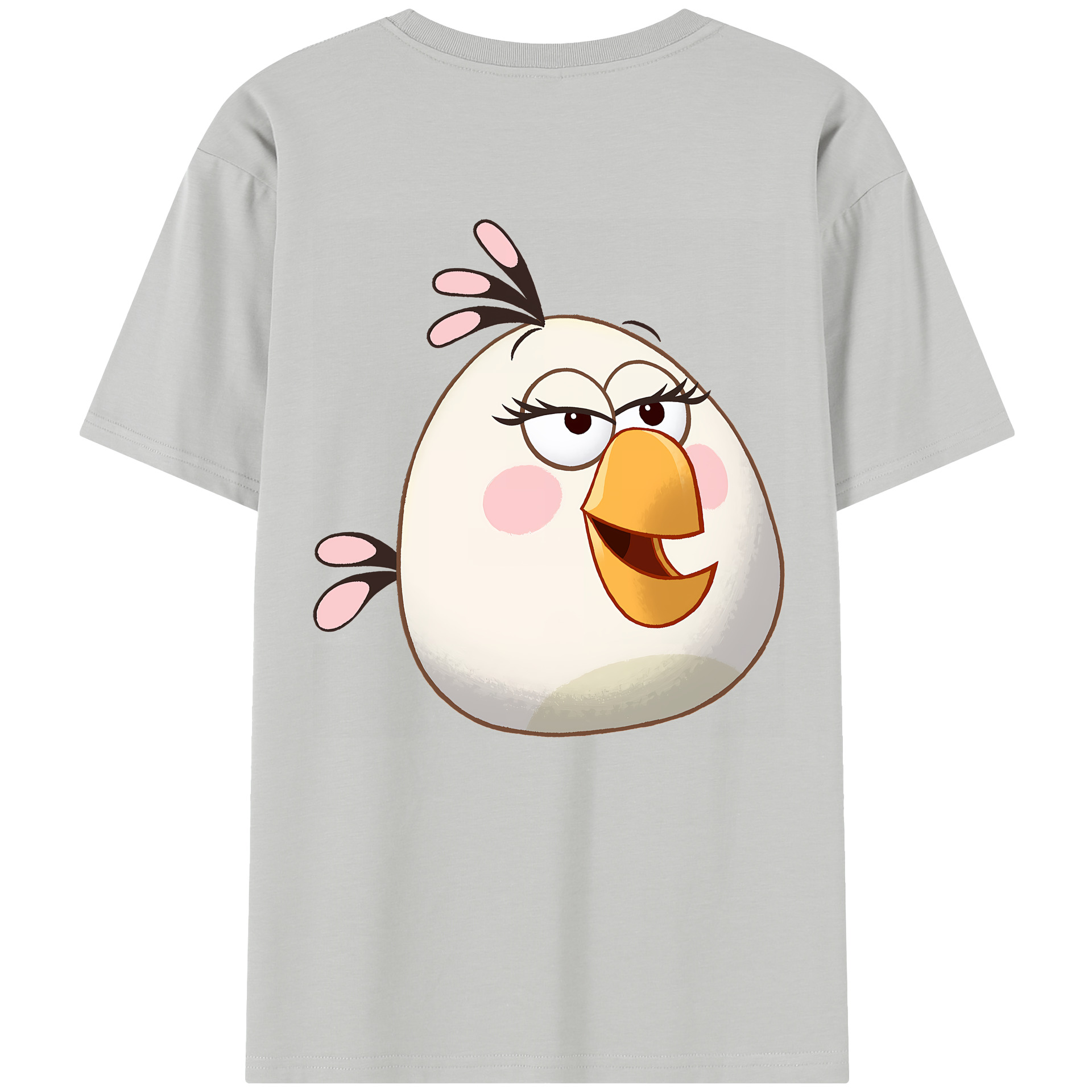 （画像用） Angry Birds アングリーバード レディース半袖Tシャツ(バックプリント)