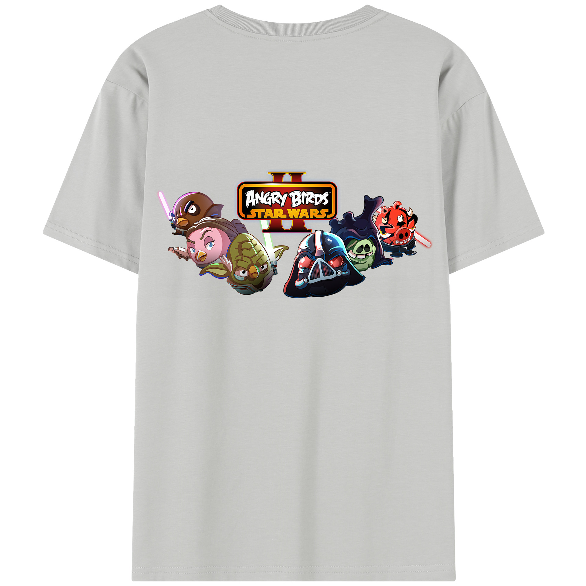 （画像用） Angry Birds アングリーバード レディース半袖Tシャツ(バックプリント)