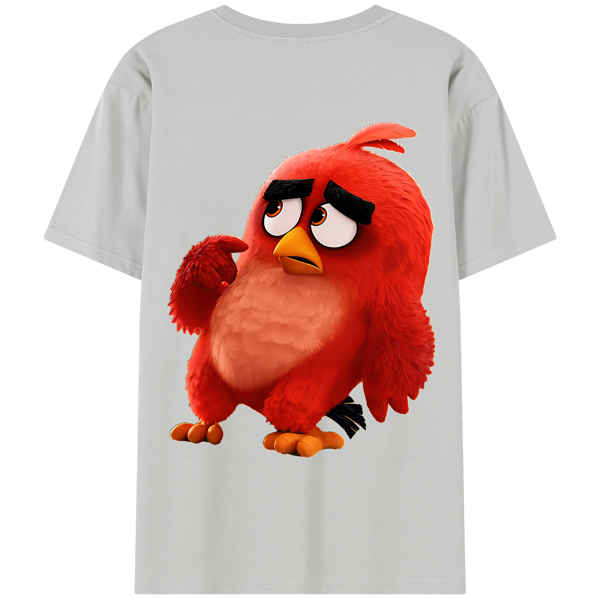 （画像用） Angry Birds アングリーバード レディース半袖Tシャツ(バックプリント)