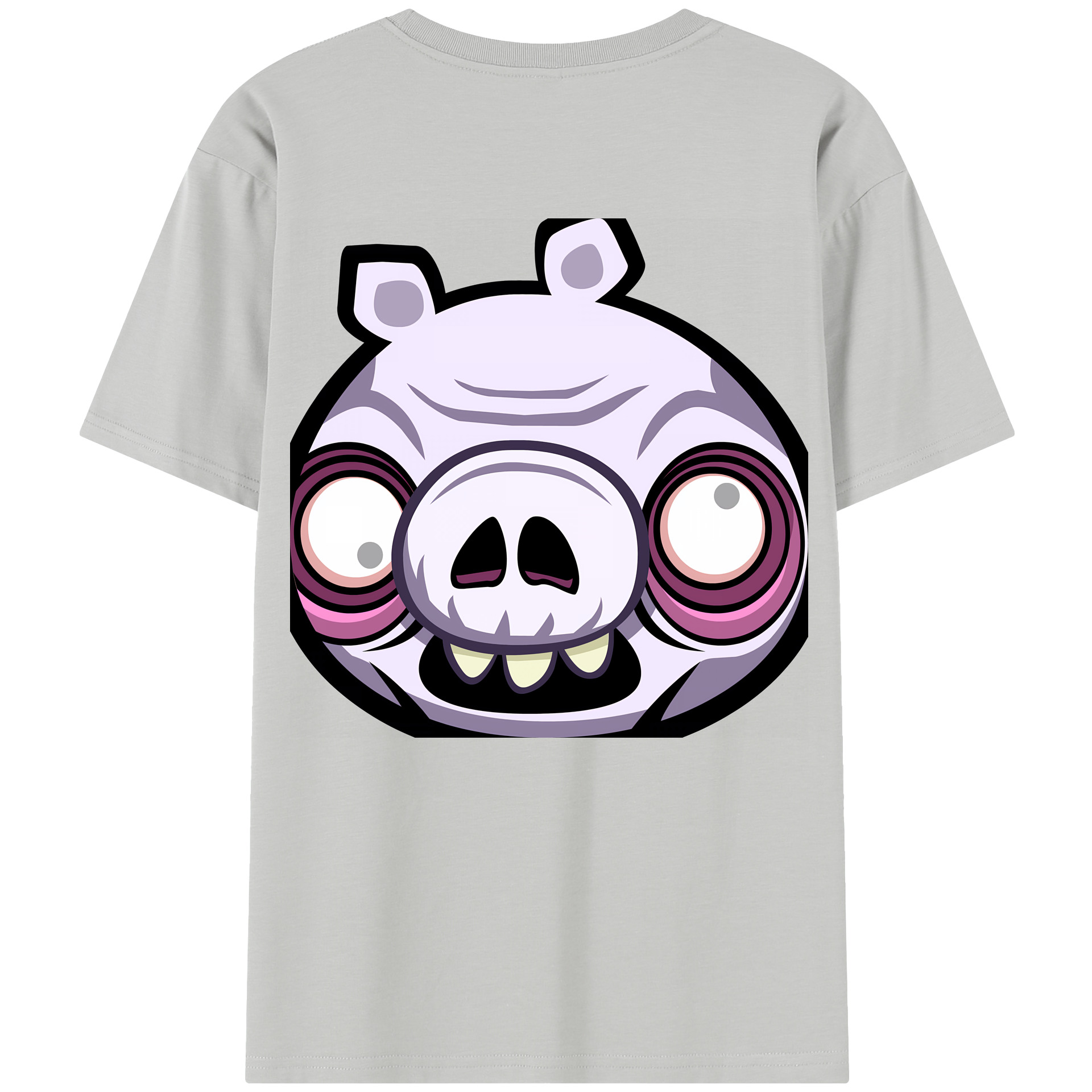 （画像用） Angry Birds アングリーバード レディース半袖Tシャツ(バックプリント)