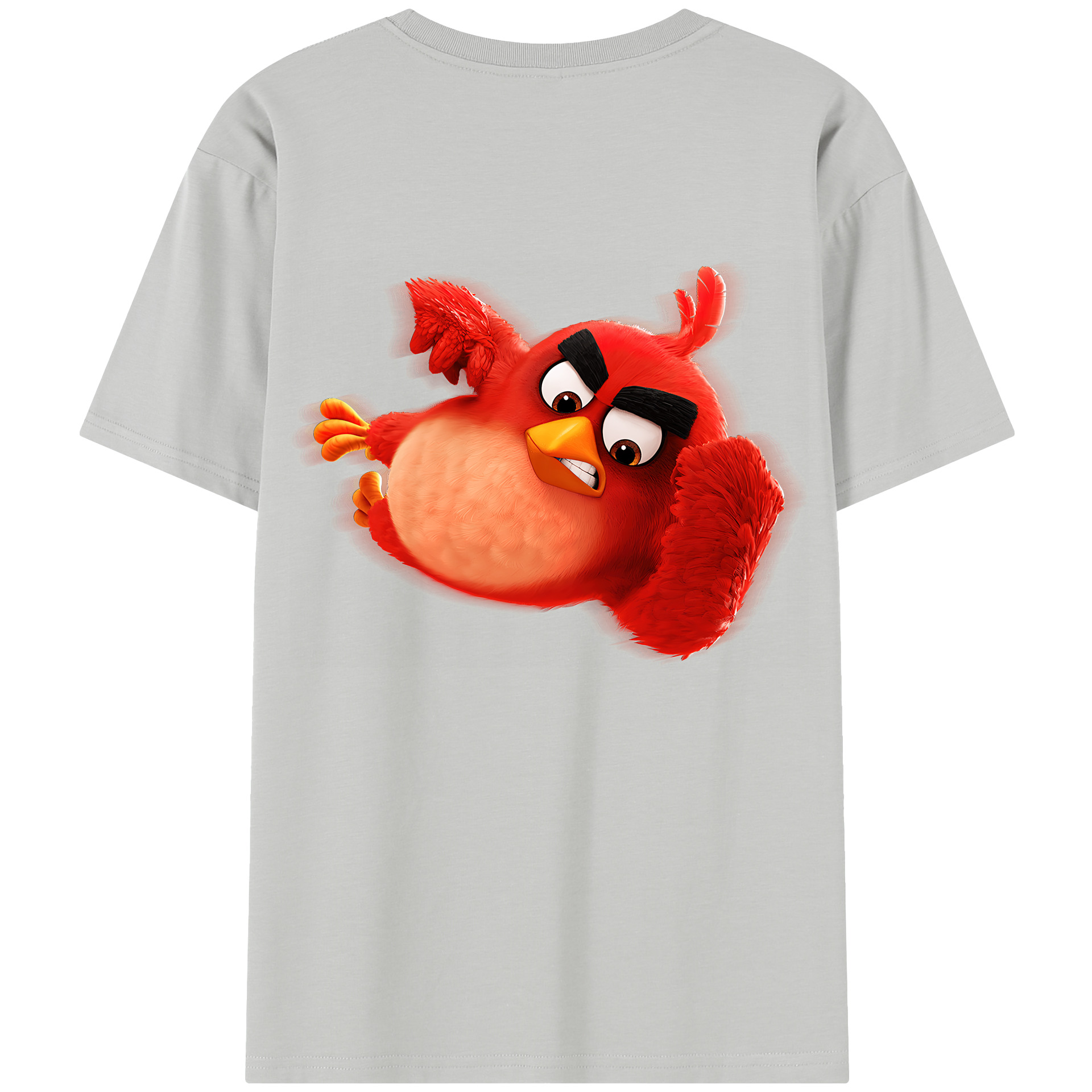 （画像用） Angry Birds アングリーバード レディース半袖Tシャツ(バックプリント)