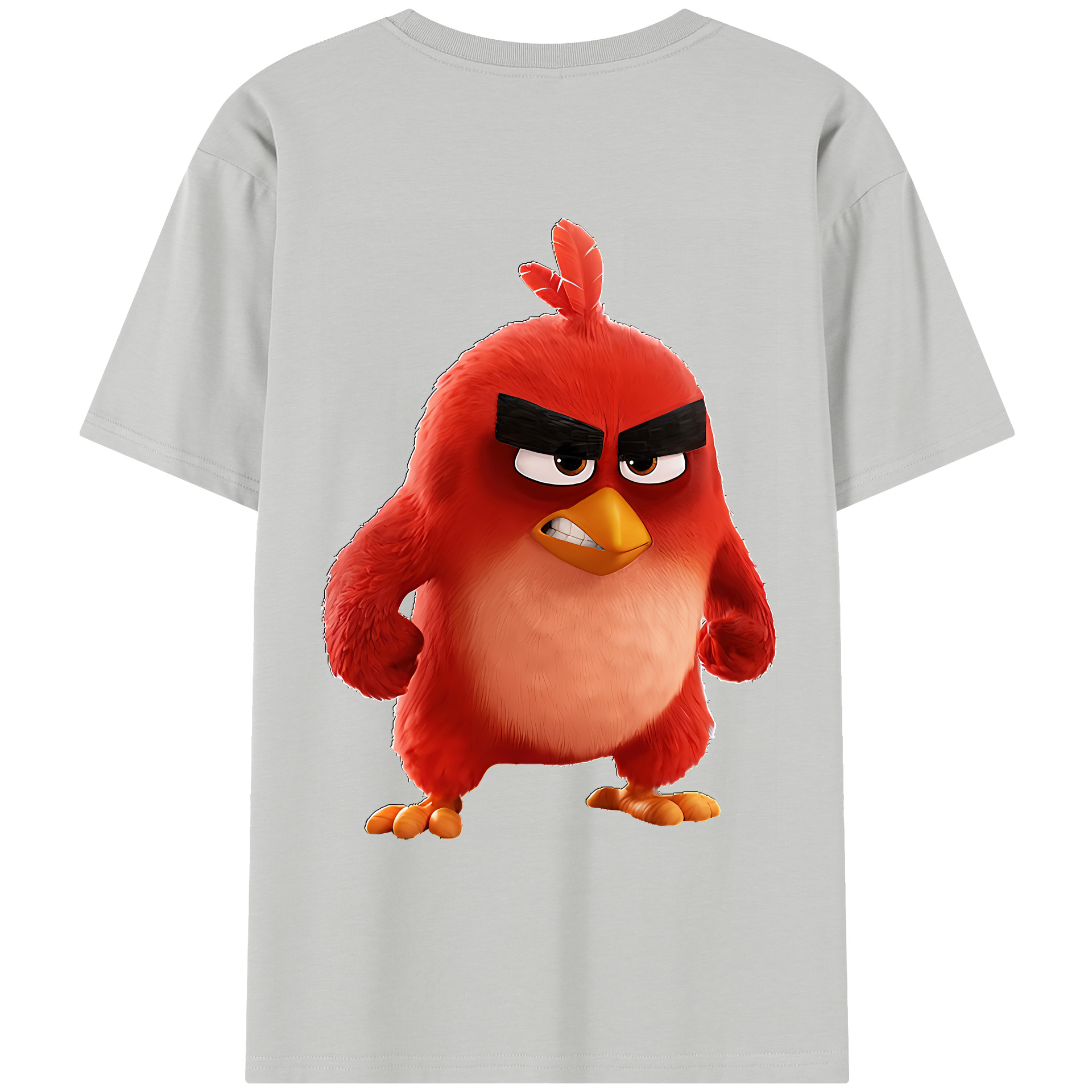 （画像用） Angry Birds アングリーバード レディース半袖Tシャツ(バックプリント)
