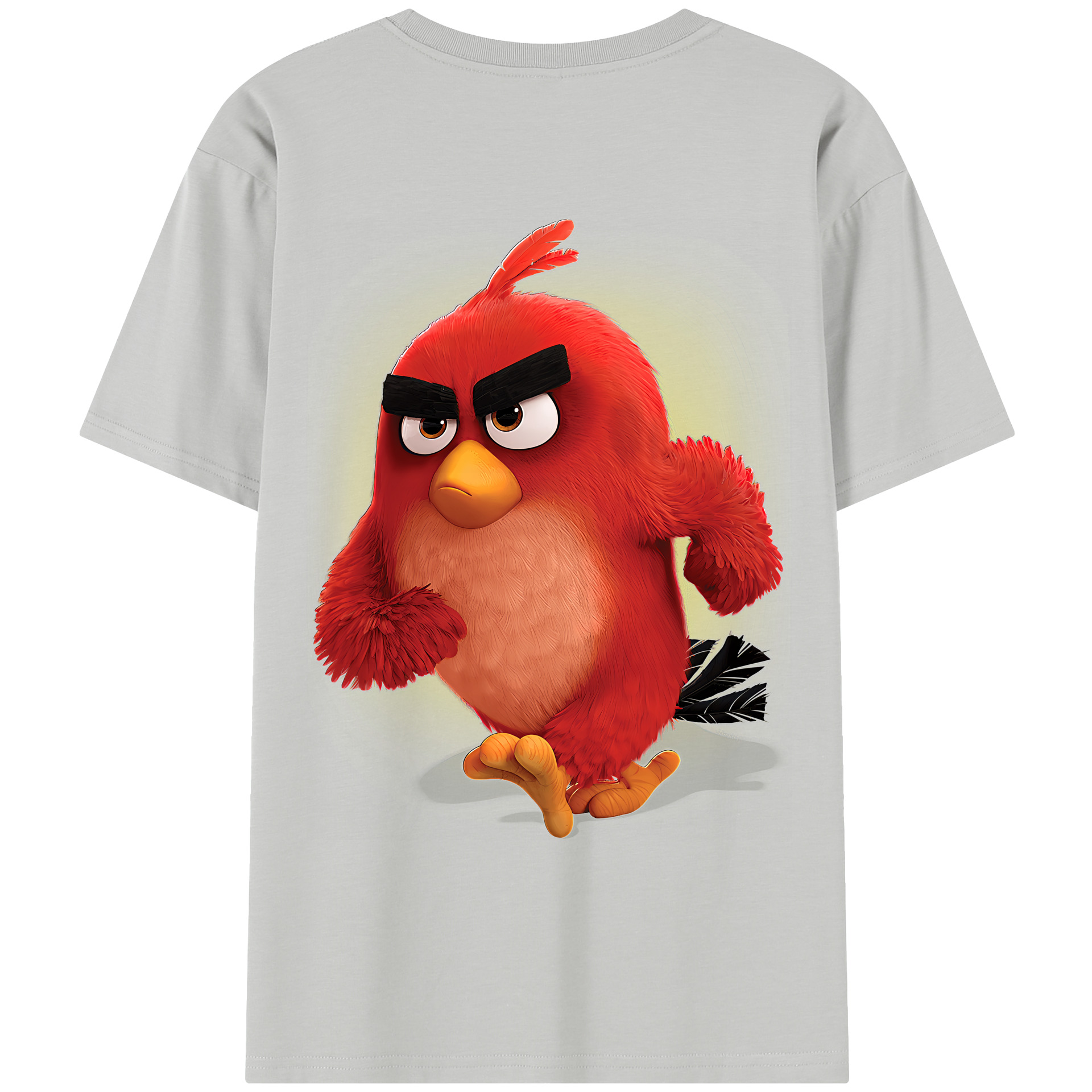 （画像用） Angry Birds アングリーバード レディース半袖Tシャツ(バックプリント)