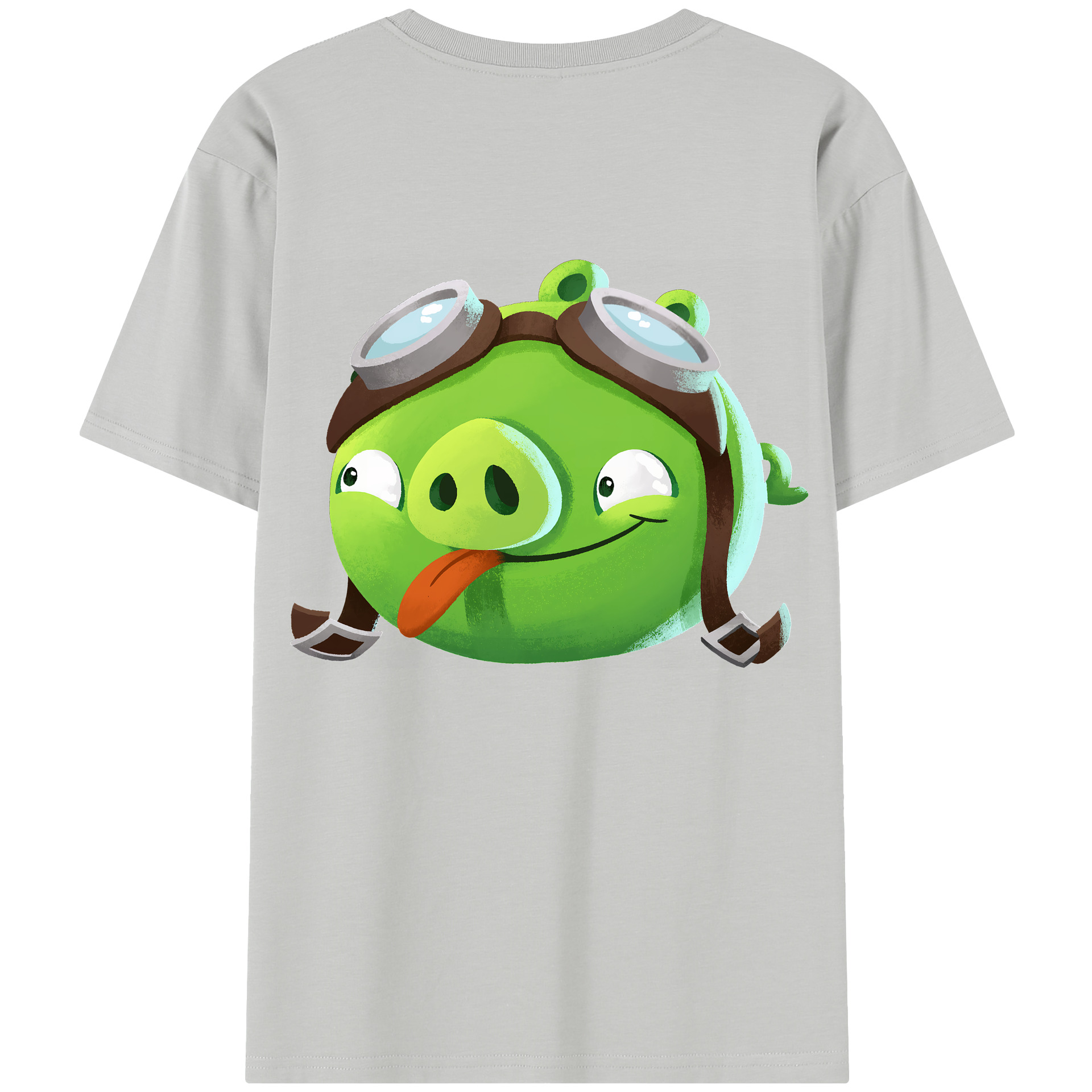 （画像用） Angry Birds アングリーバード レディース半袖Tシャツ(バックプリント)