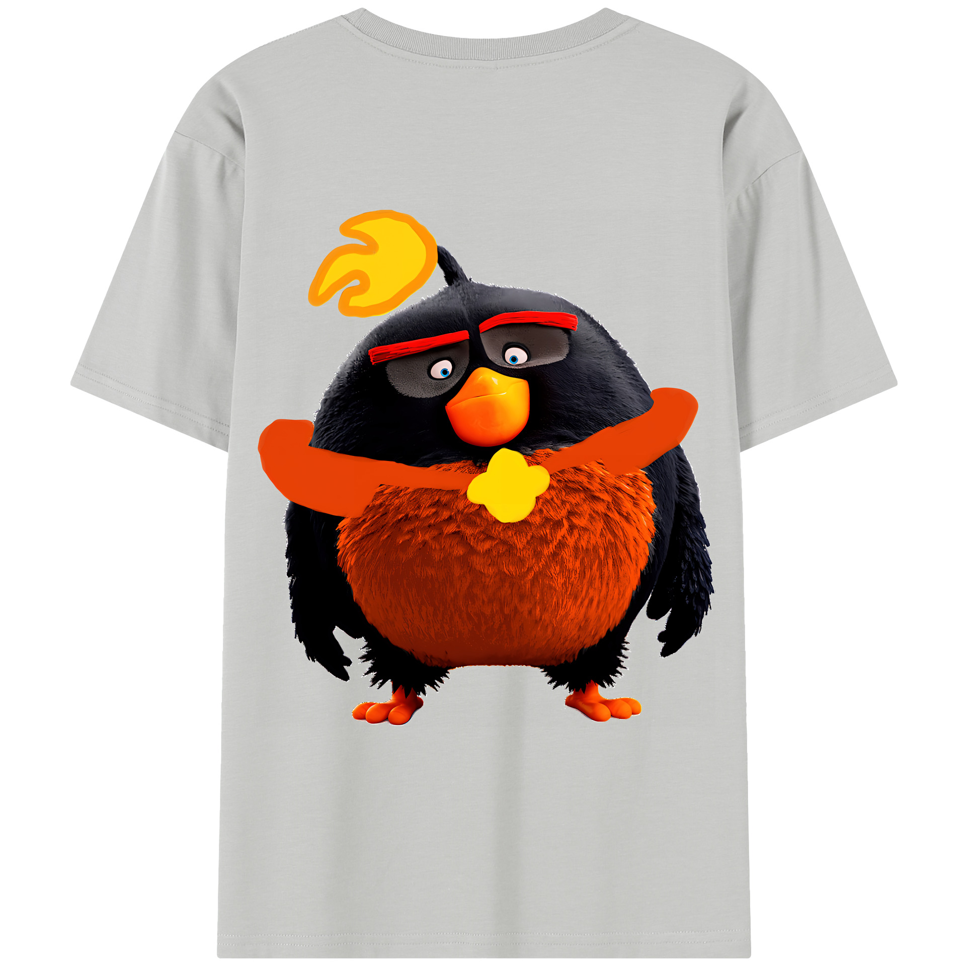 （画像用） Angry Birds アングリーバード レディース半袖Tシャツ(バックプリント)