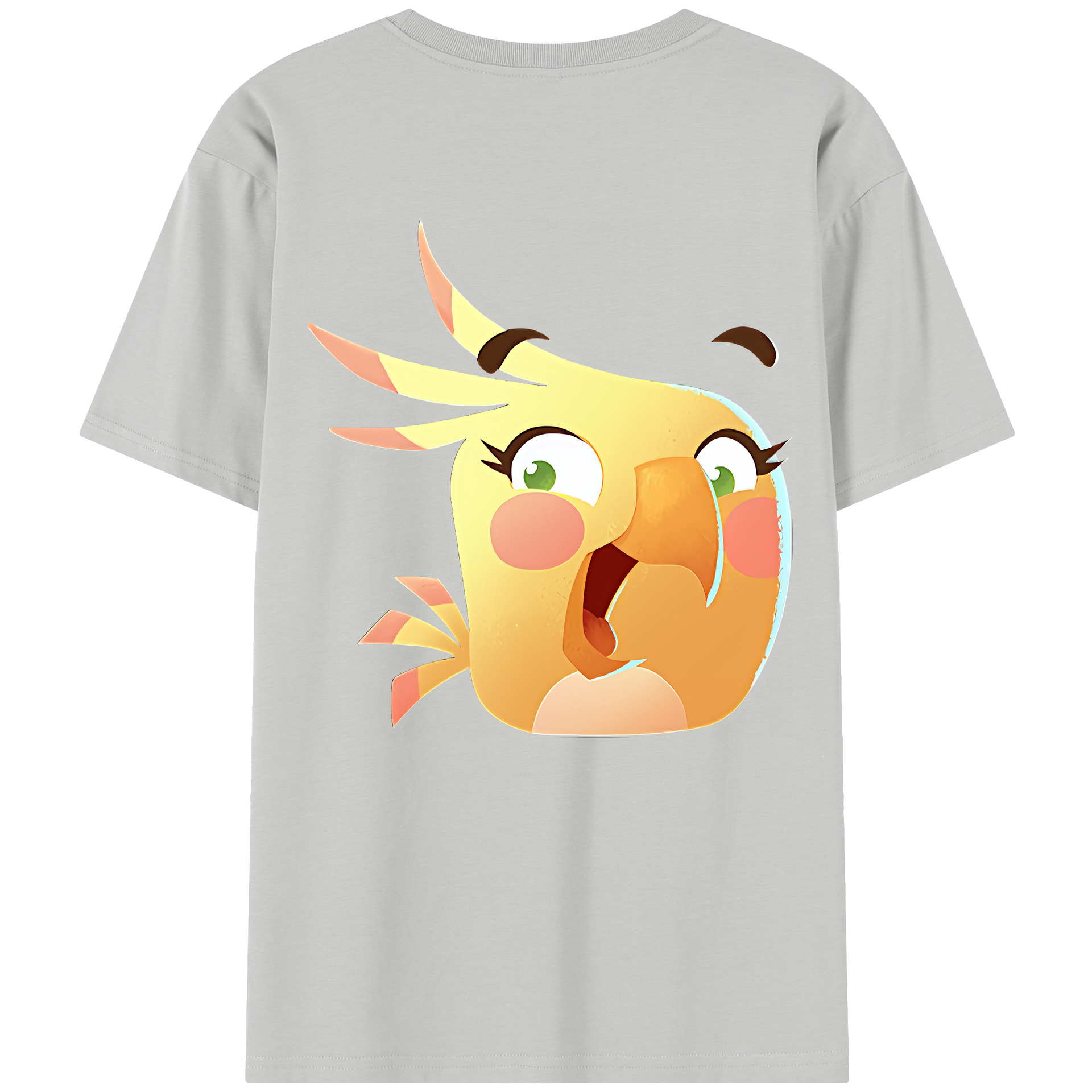 （画像用） Angry Birds アングリーバード レディース半袖Tシャツ(バックプリント)