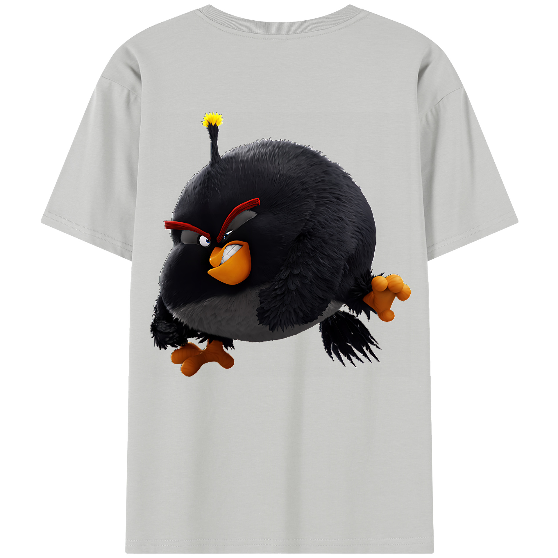 （画像用） Angry Birds アングリーバード レディース半袖Tシャツ(バックプリント)
