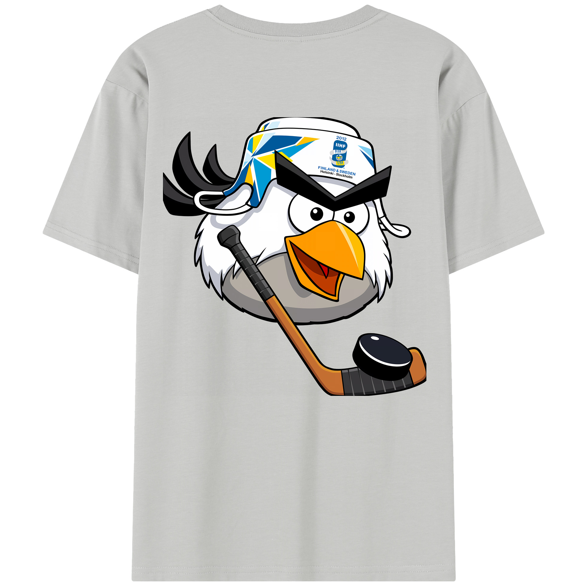 （画像用） Angry Birds アングリーバード レディース半袖Tシャツ(バックプリント)