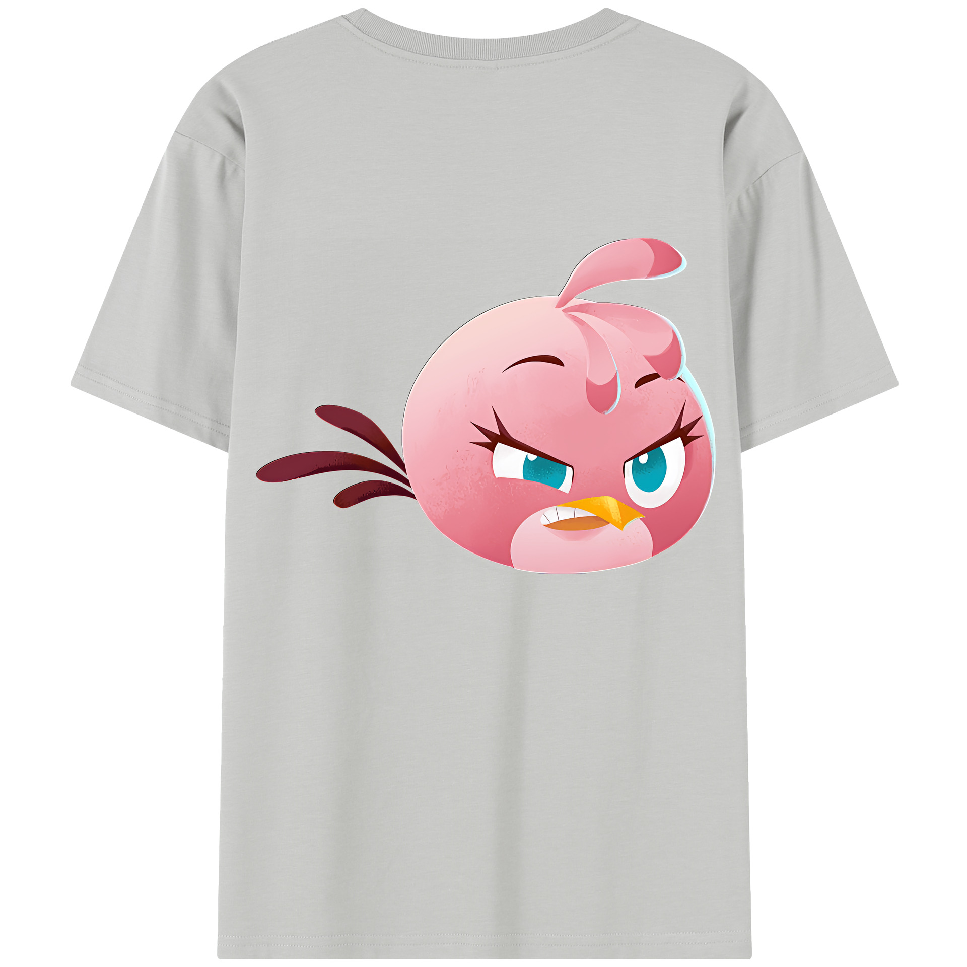 （画像用） Angry Birds アングリーバード レディース半袖Tシャツ(バックプリント)