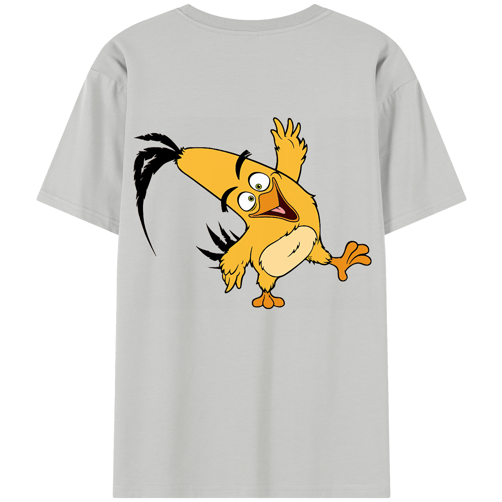 （画像用） Angry Birds アングリーバード レディース半袖Tシャツ(バックプリント)