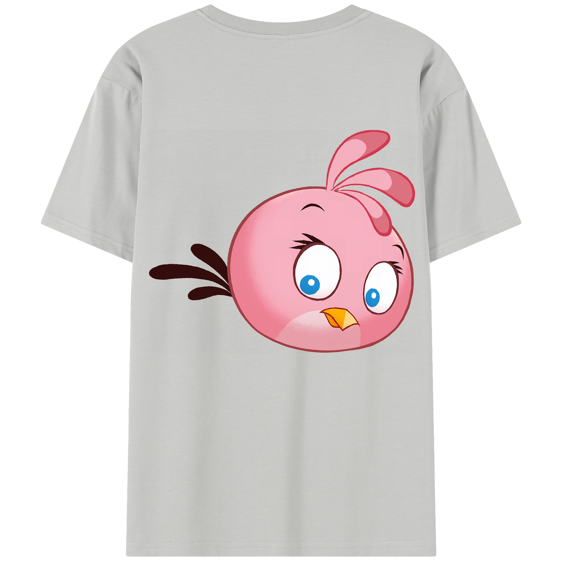 （画像用） Angry Birds アングリーバード レディース半袖Tシャツ(バックプリント)