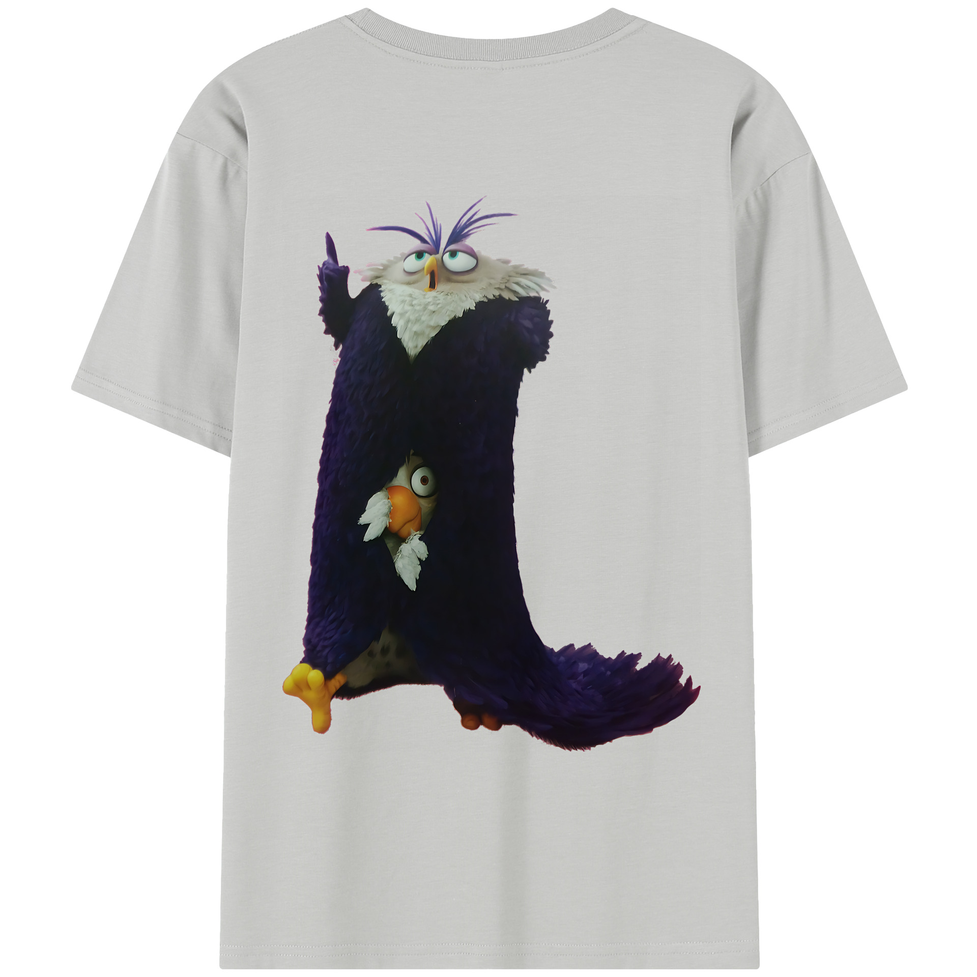 （画像用） Angry Birds アングリーバード レディース半袖Tシャツ(バックプリント)