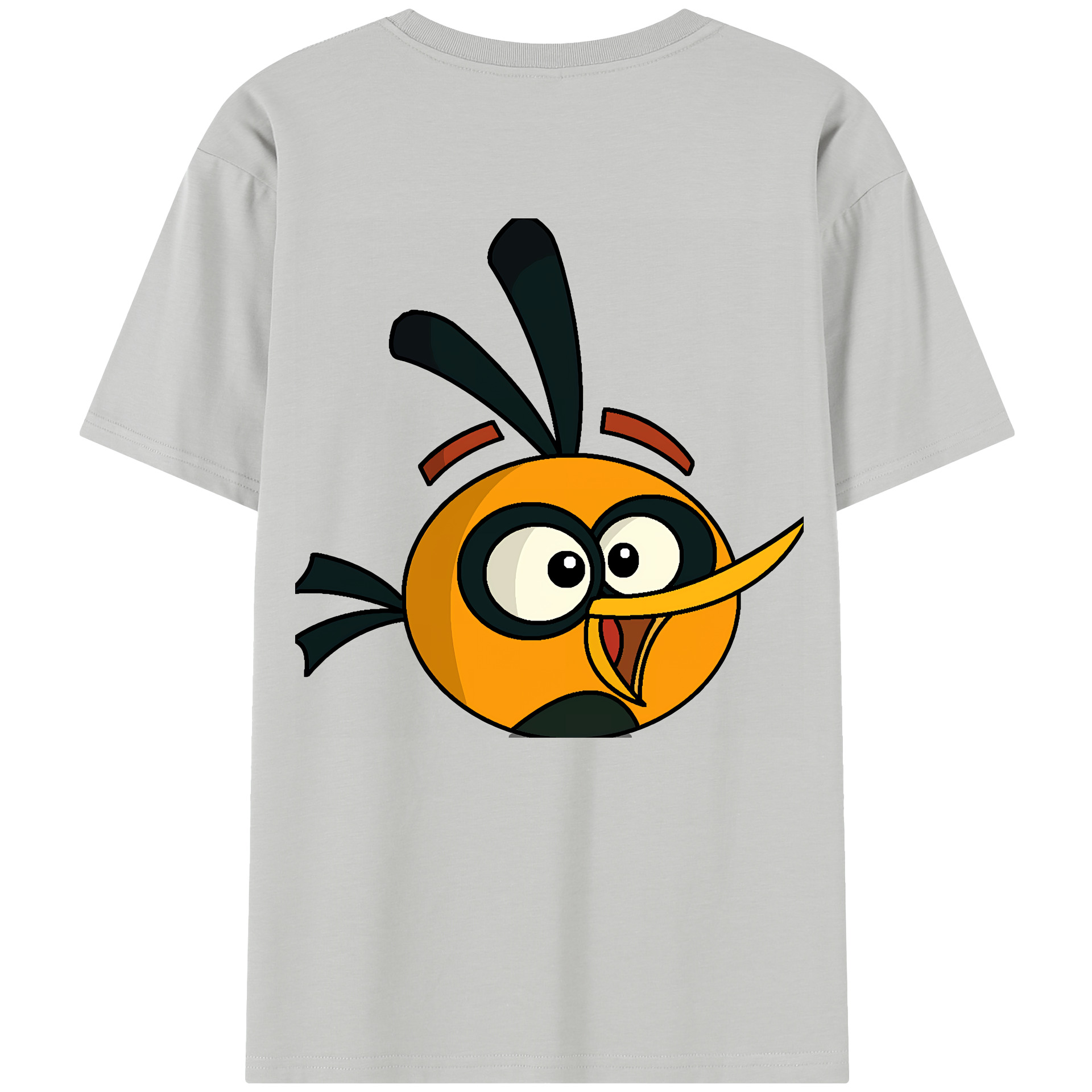 （画像用） Angry Birds アングリーバード レディース半袖Tシャツ(バックプリント)